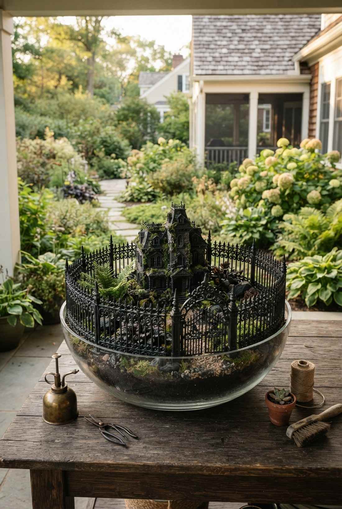 wrought iron style fencing