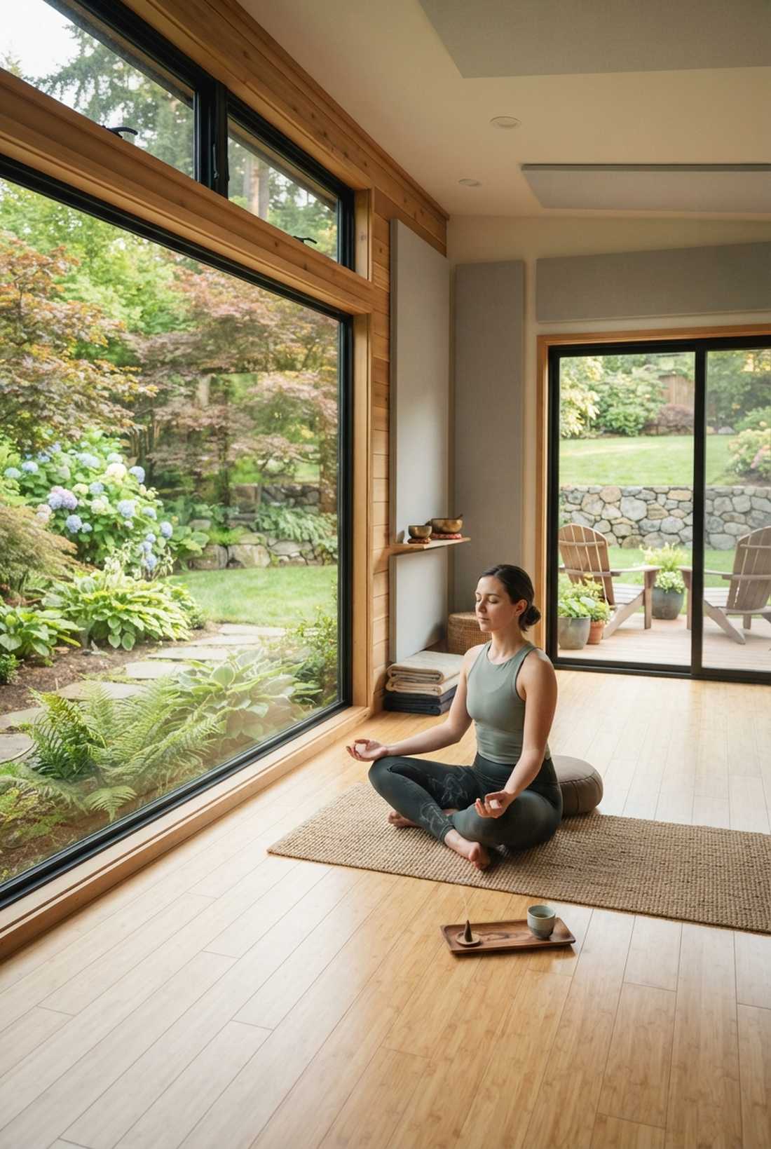 yoga studio meditation space