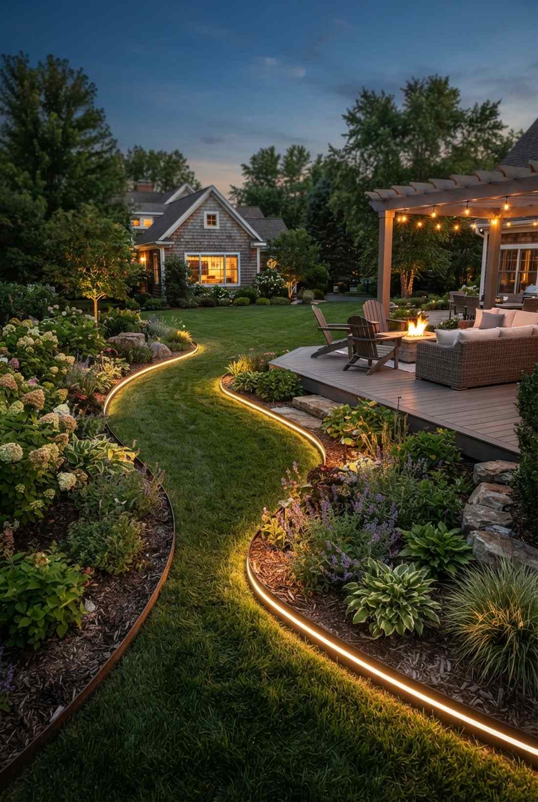 border edge linear lighting