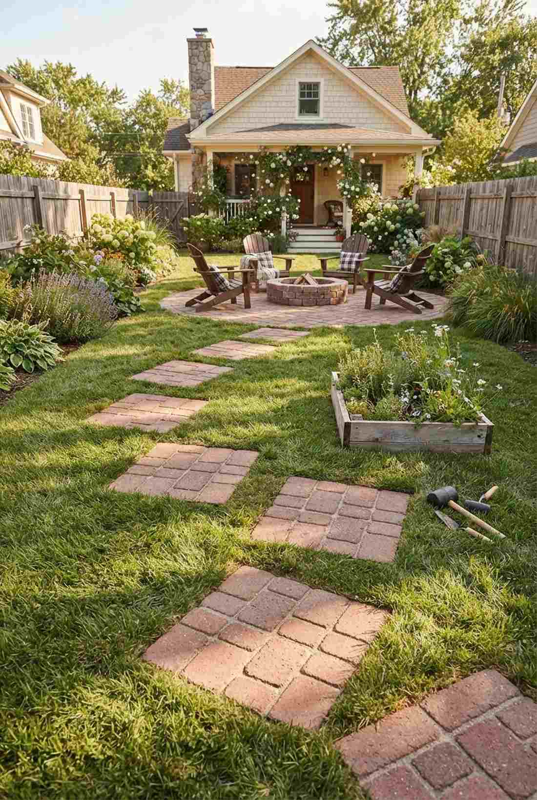 brick pattern rectangular pavers