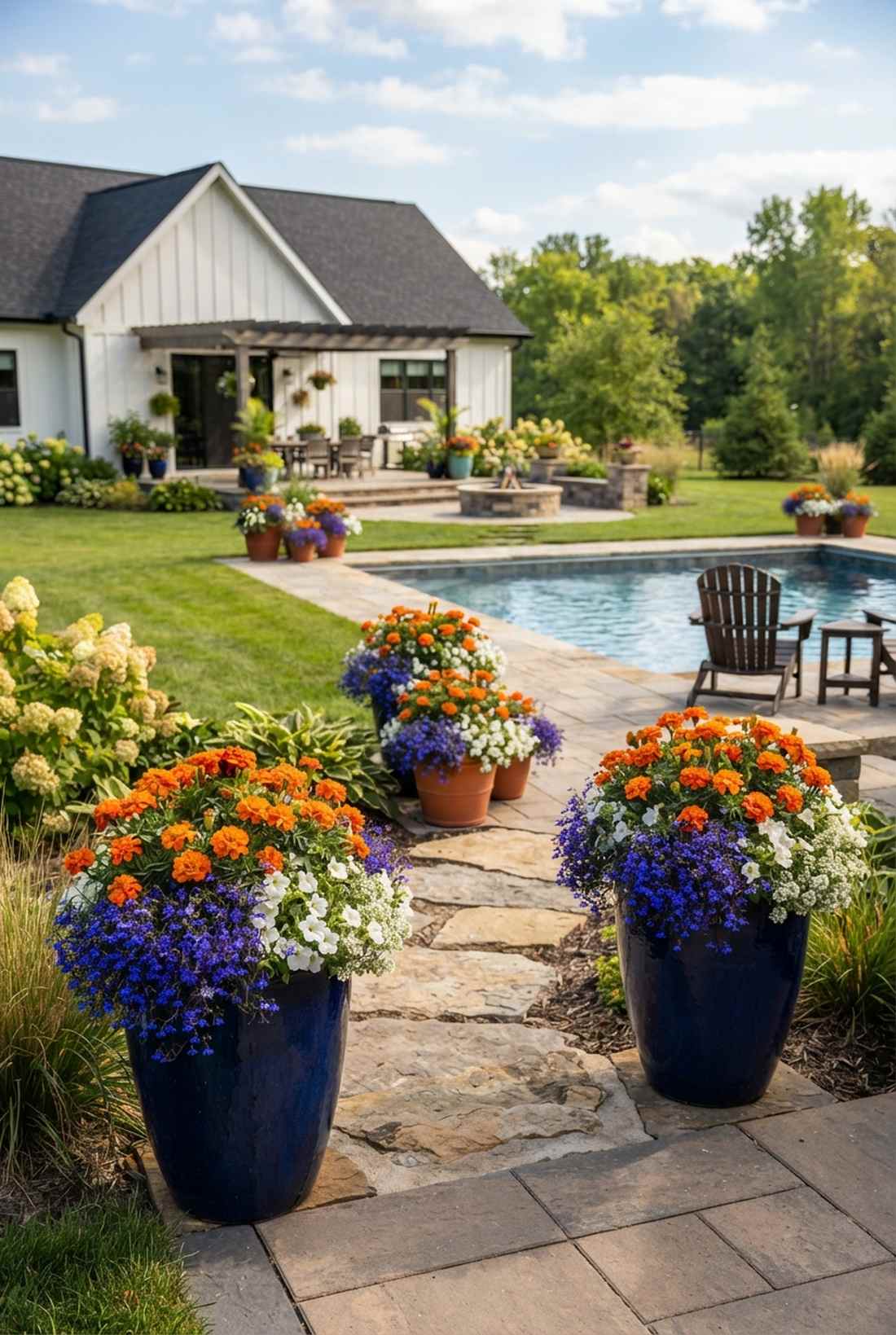 complementary orange and blue