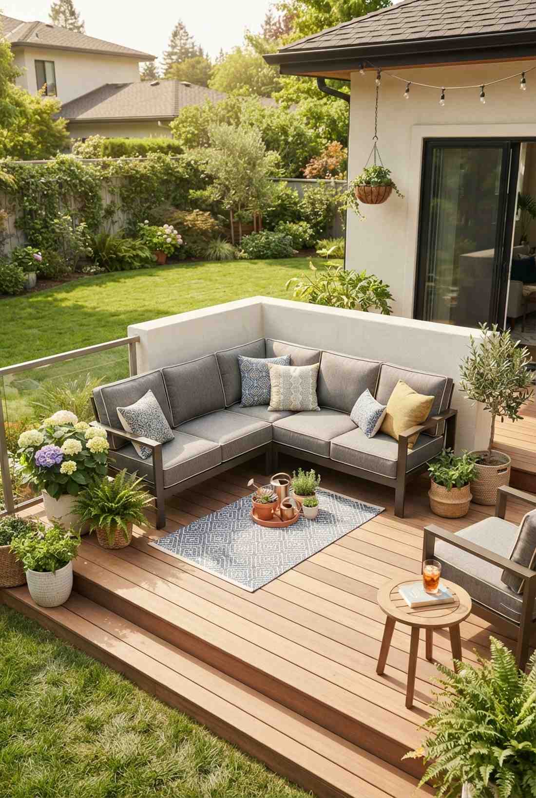 corner wedge loveseat set