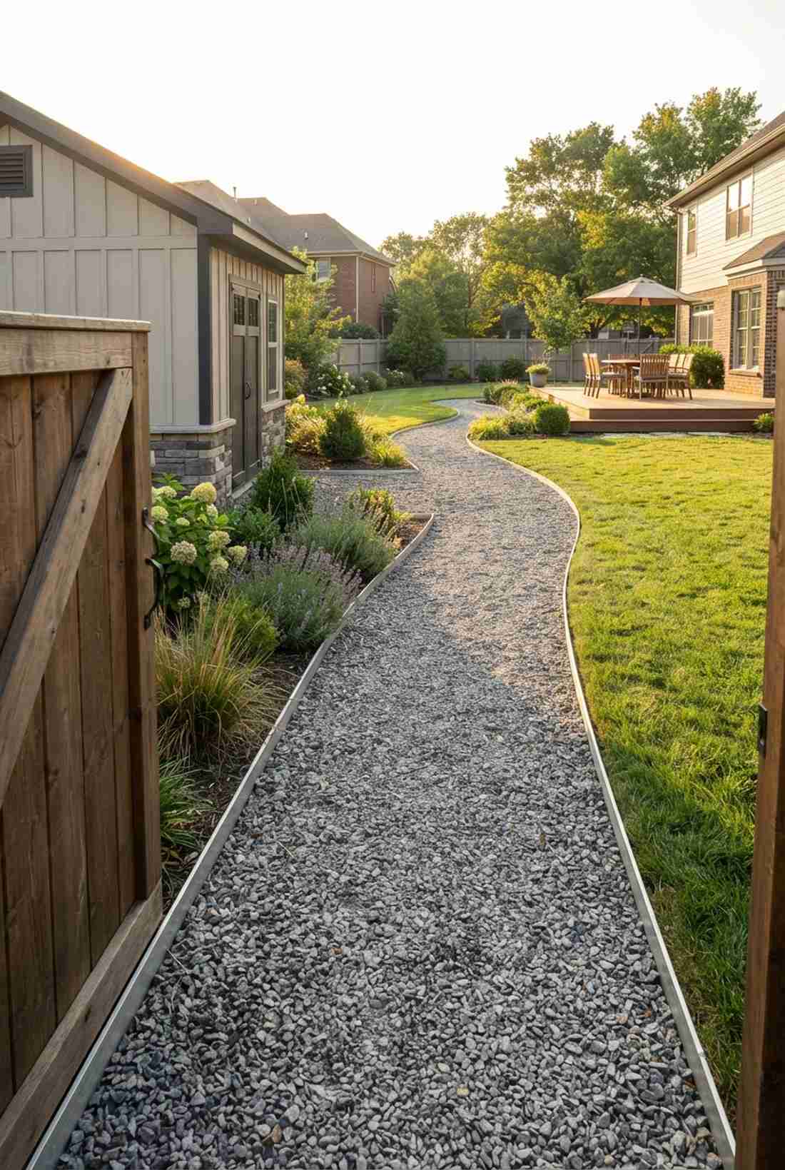 crushed gravel compacted base