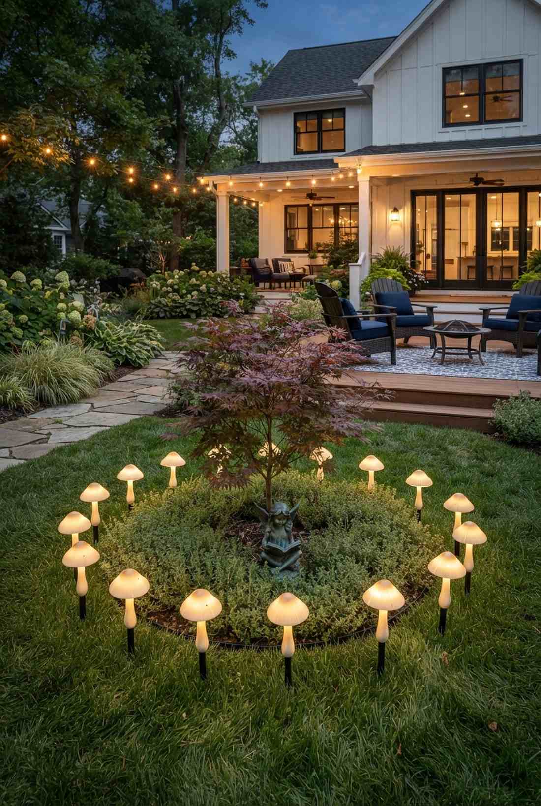fairy ring mushroom arrangements