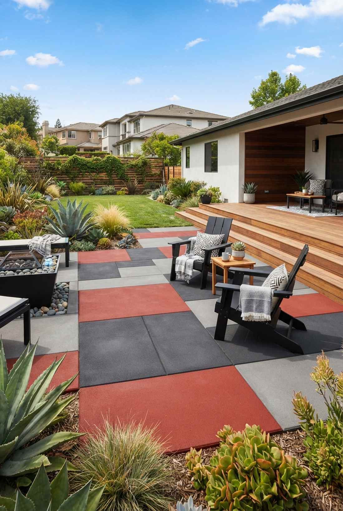 geometric color blocks