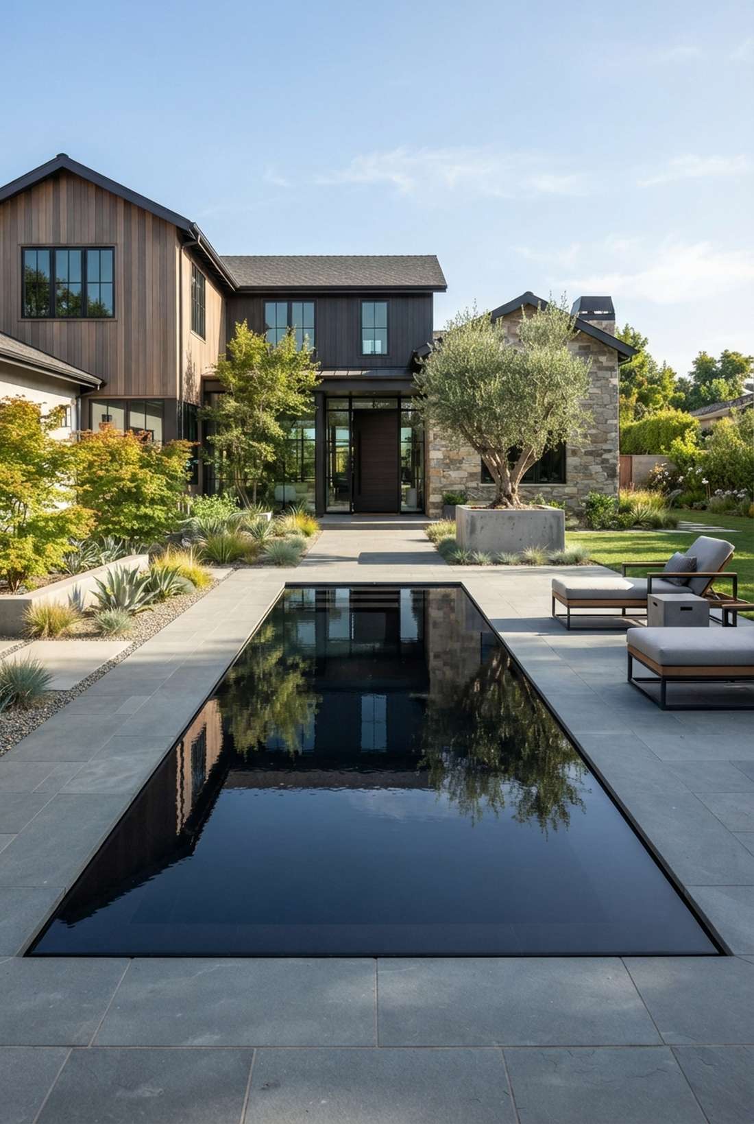 geometric reflecting pools