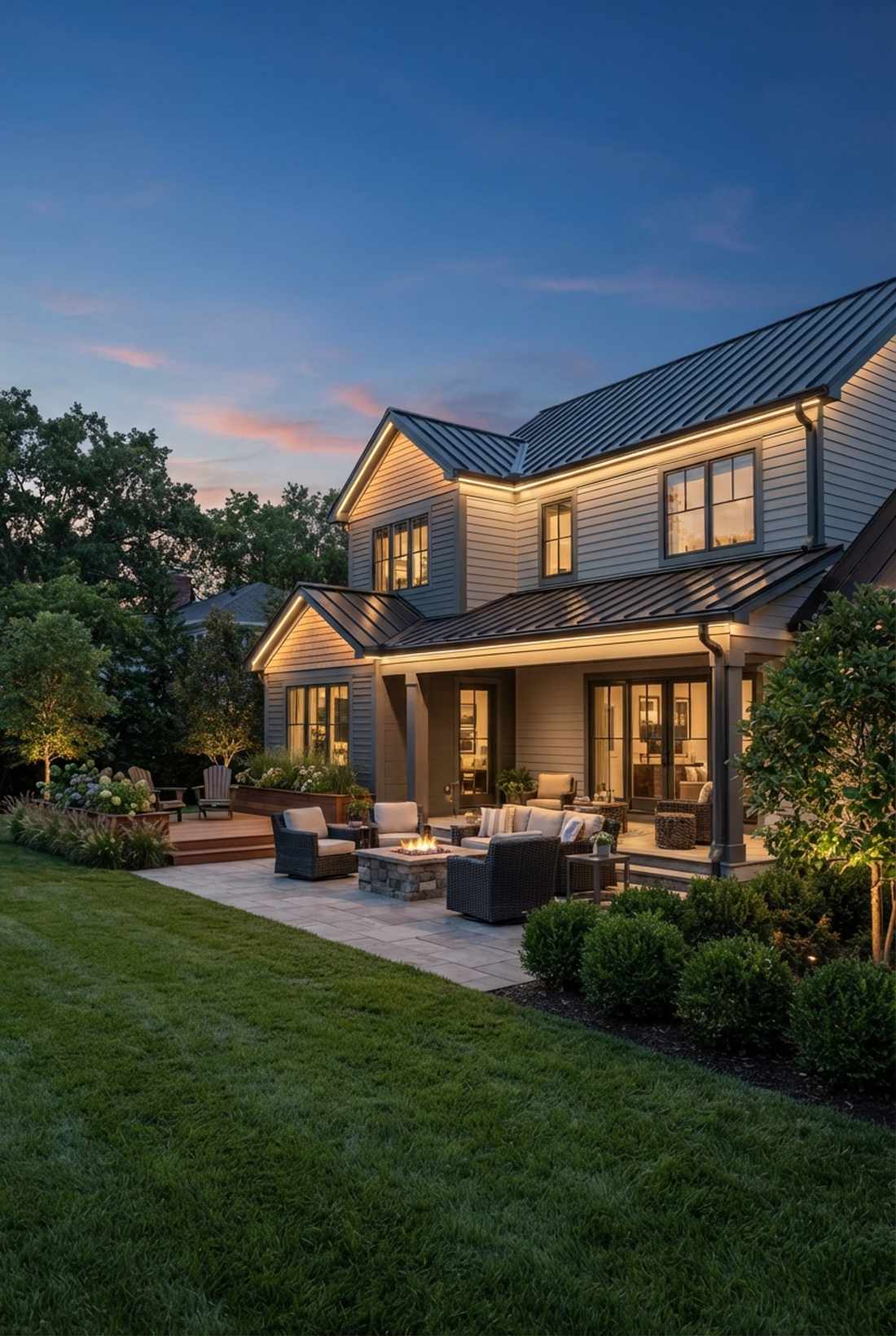 gutter integrated led channels