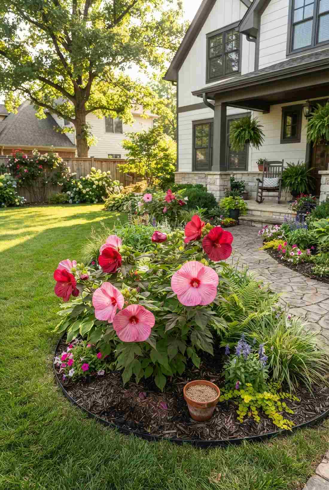 hibiscus dinner plate blooms