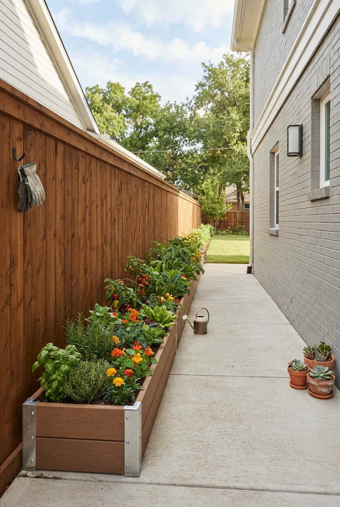 narrow border beds