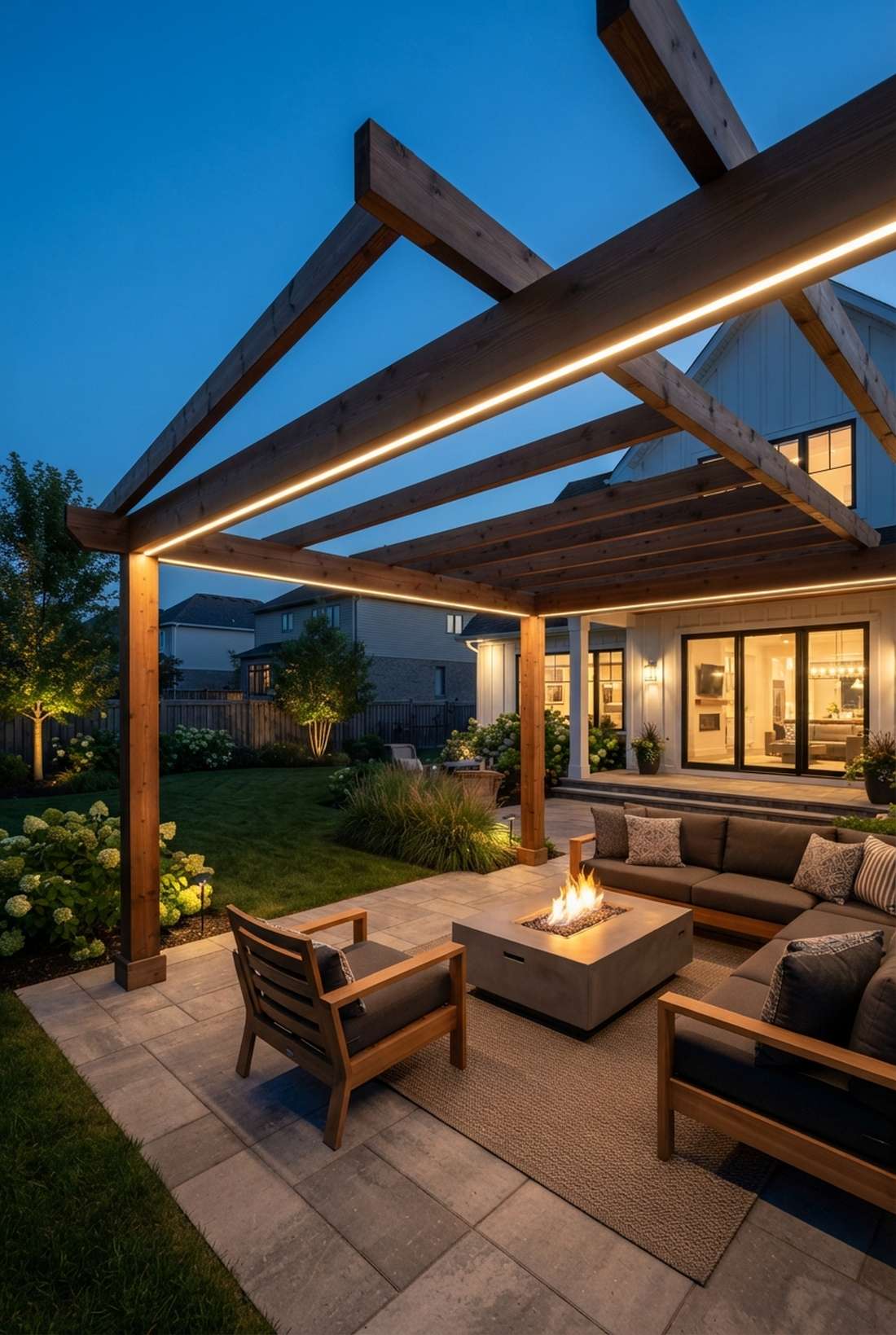 pergola beam linear runs