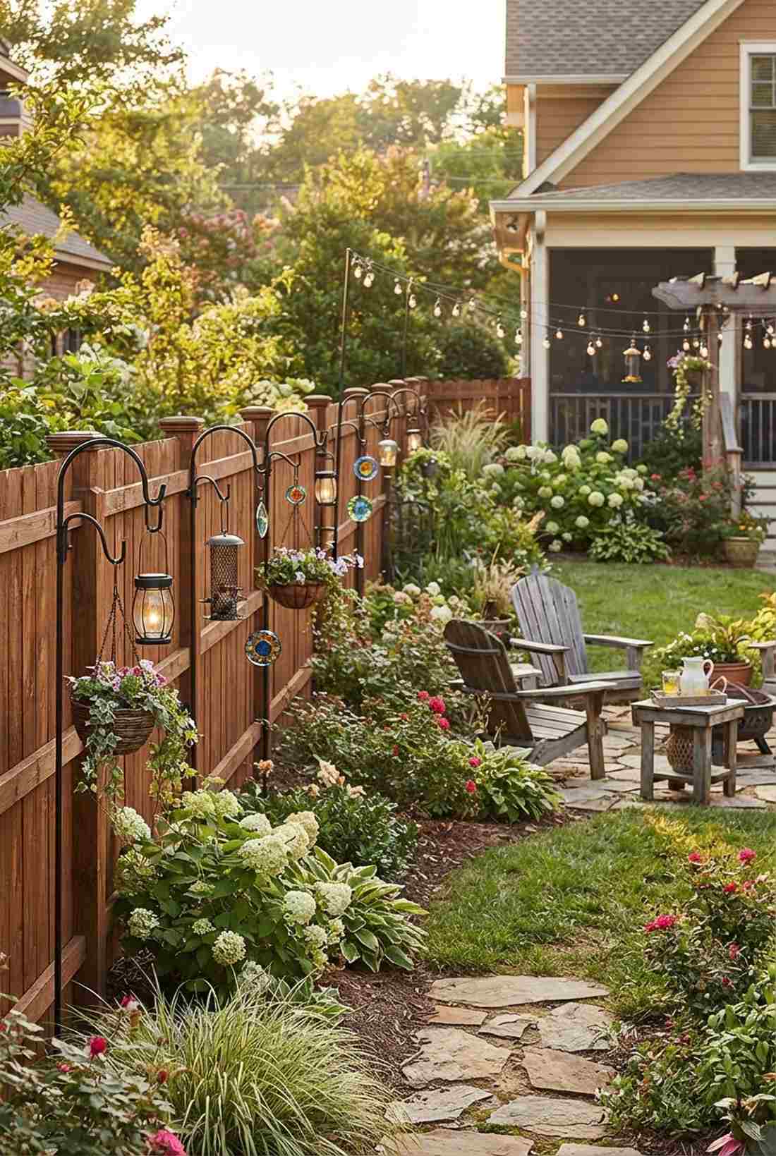 shepherd hook fence brackets