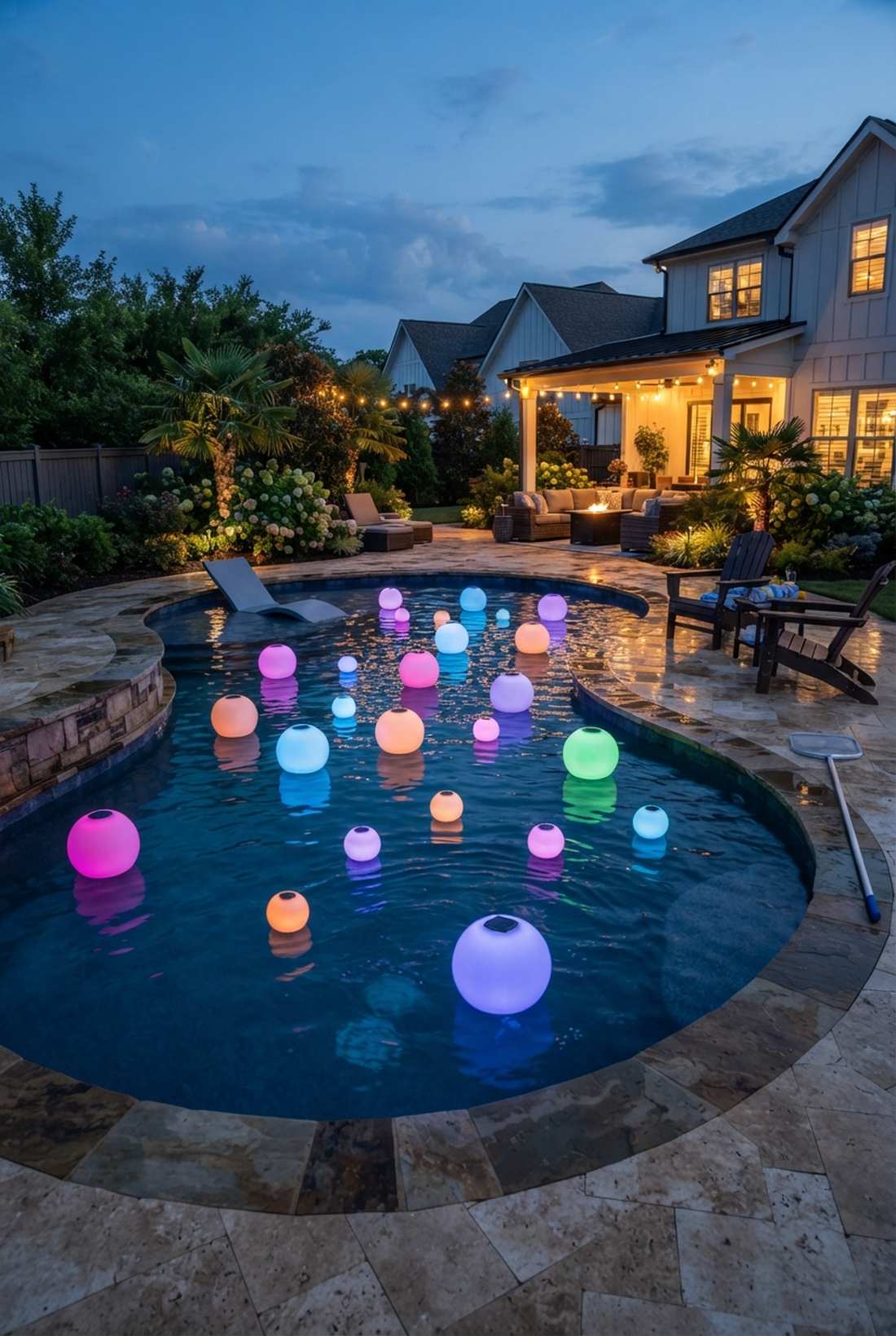solar floating pool lights
