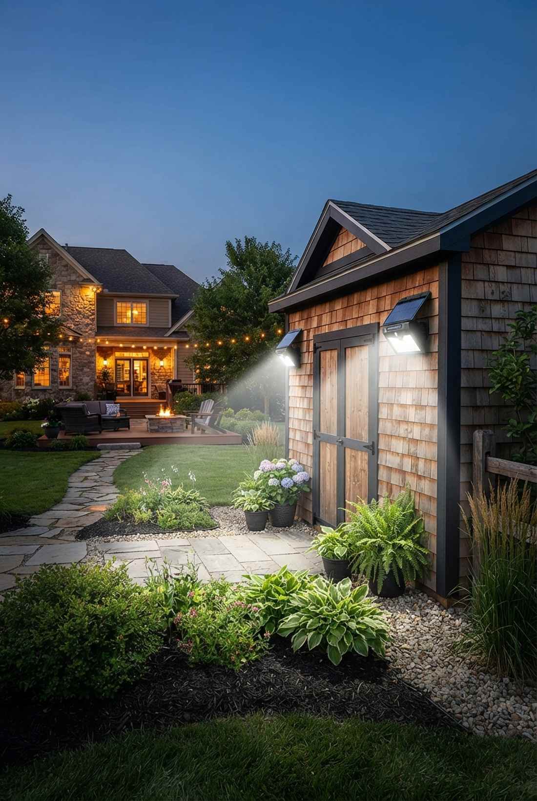 solar powered security lights