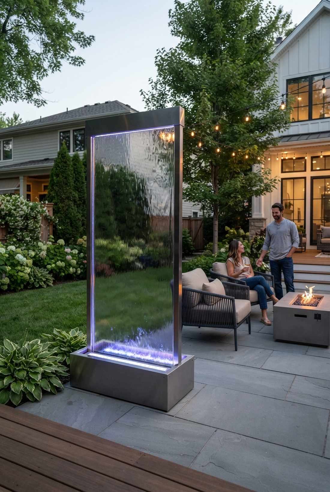 vertical waterwall panel