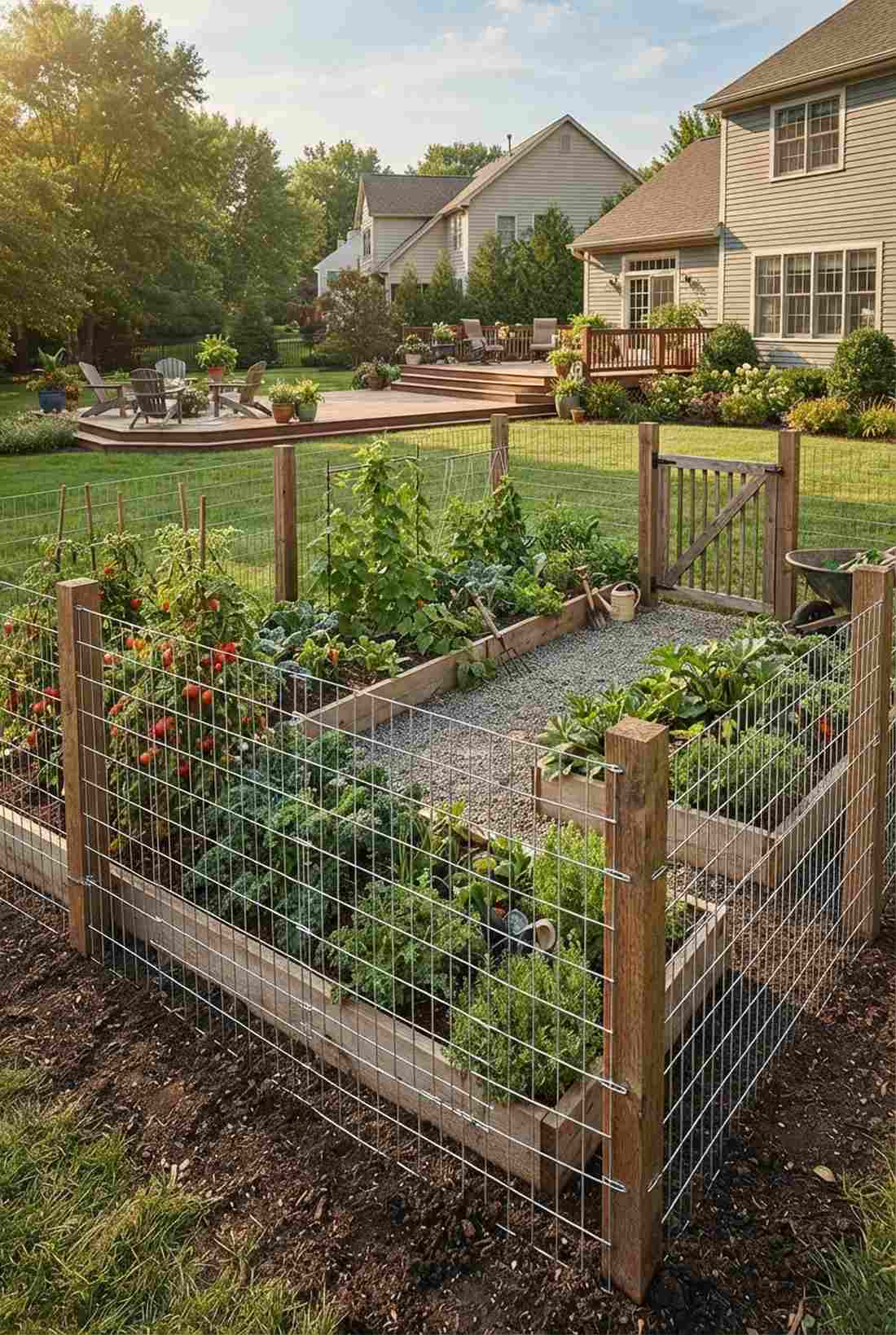 welded wire mesh fence