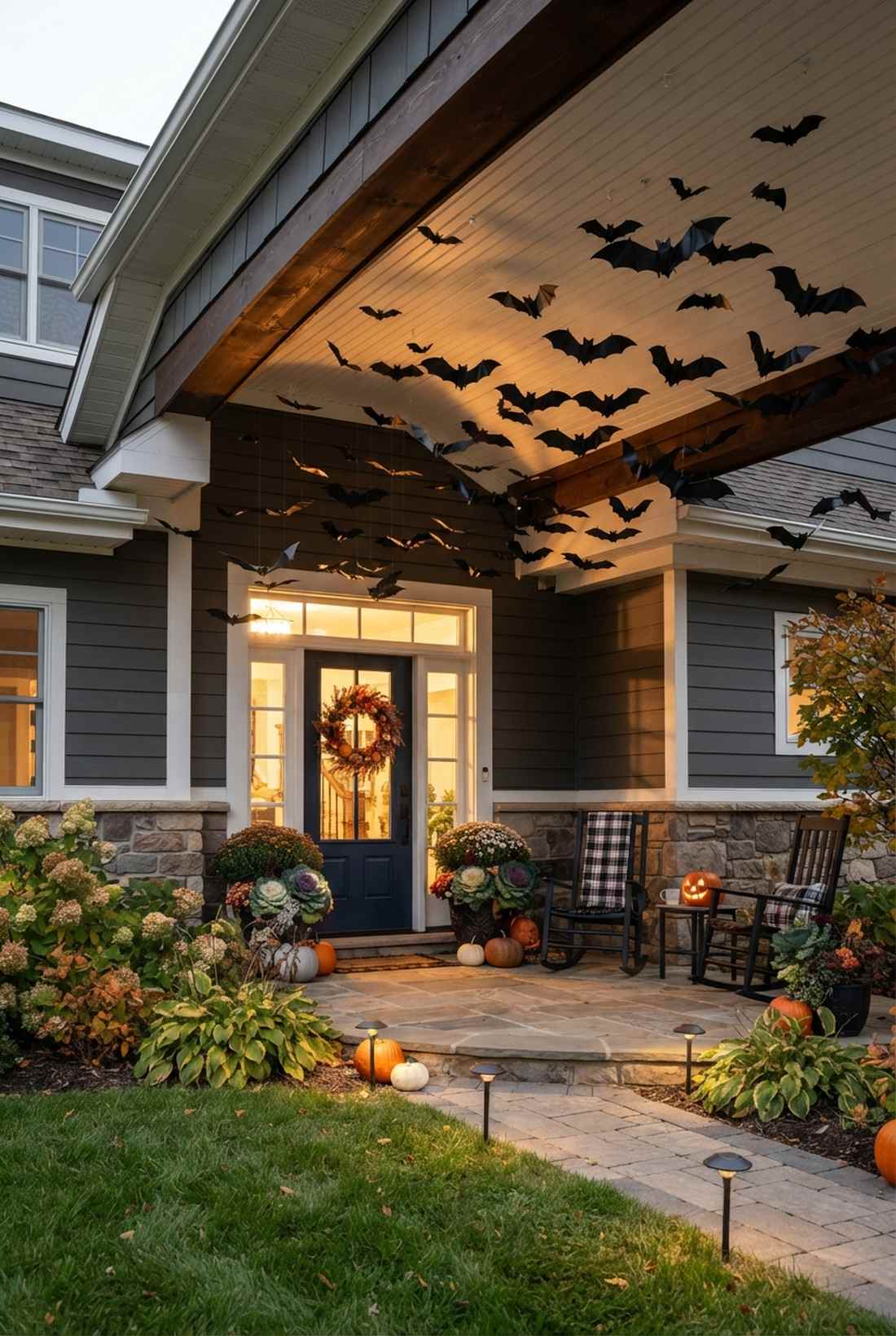 bat swarm display