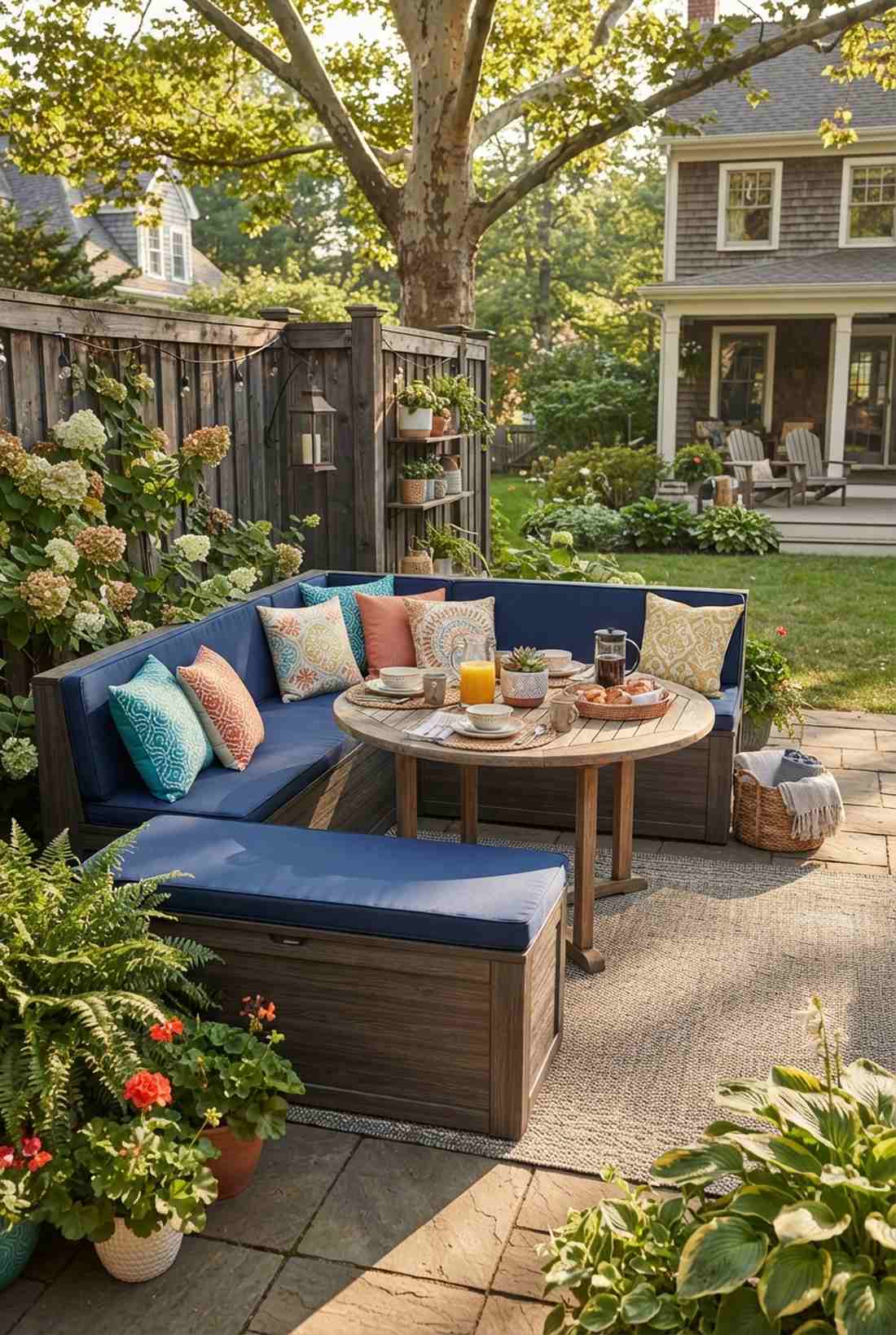 corner banquette nook