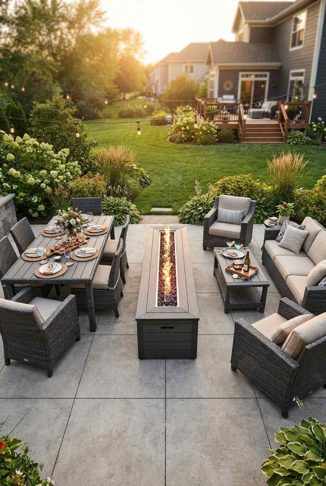 fire pit plus dining hybrid