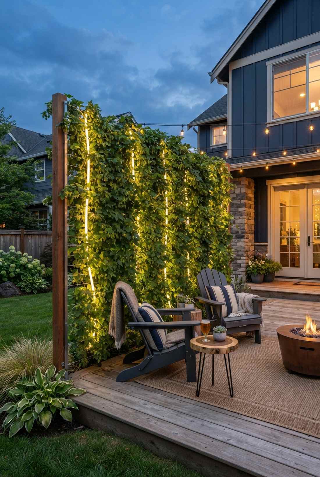 hops vine vertical screens