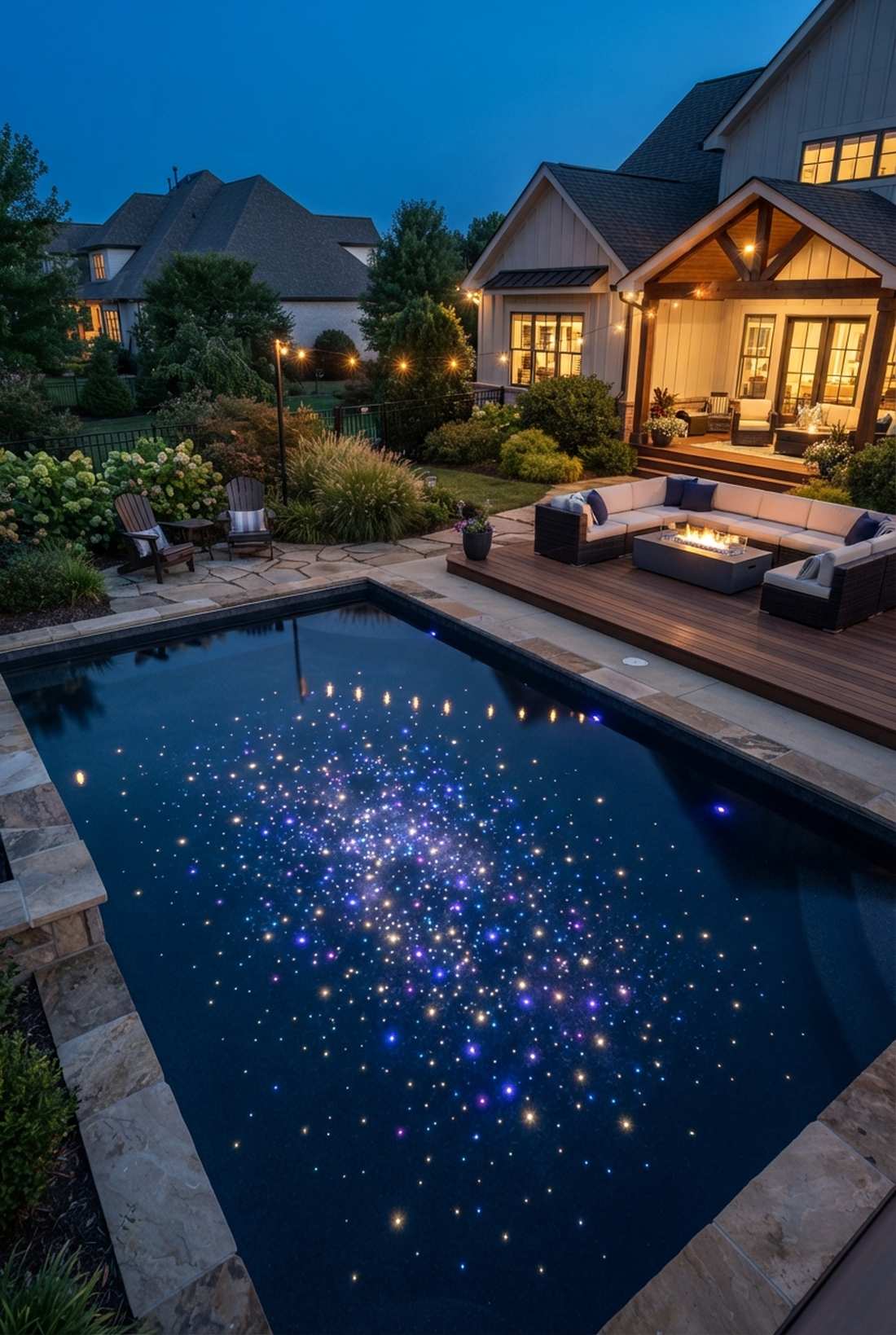in floor star effect