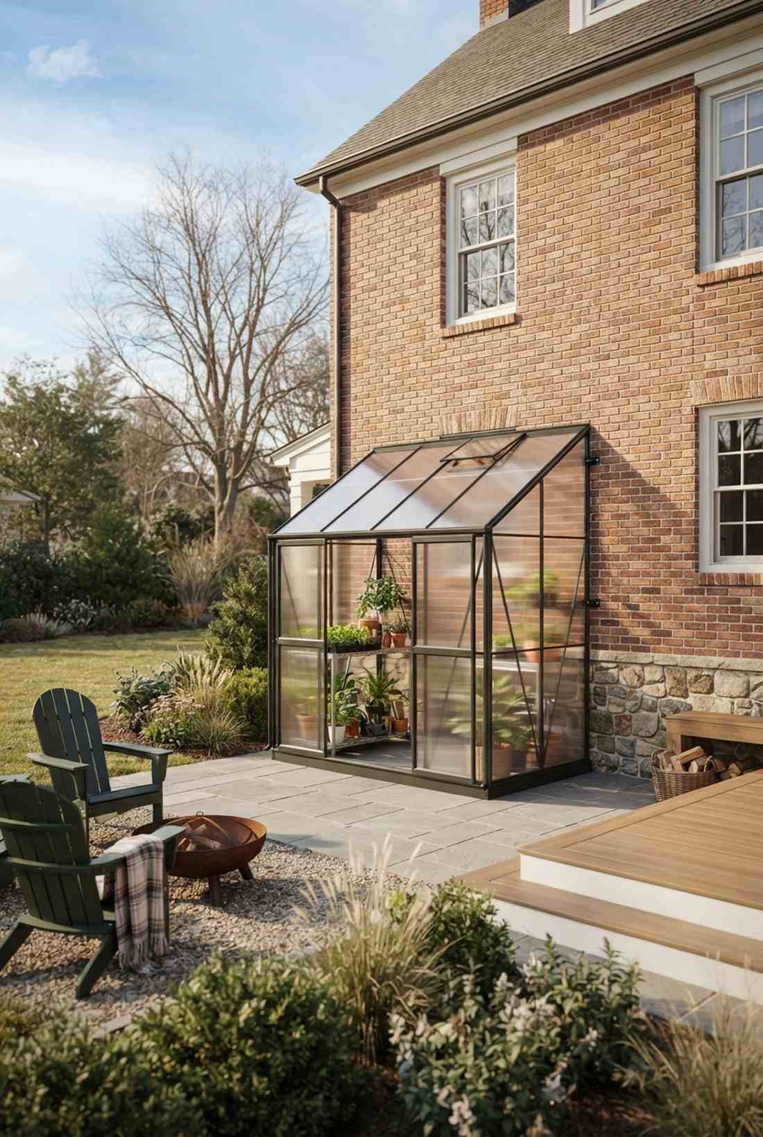lean to style mini greenhouse