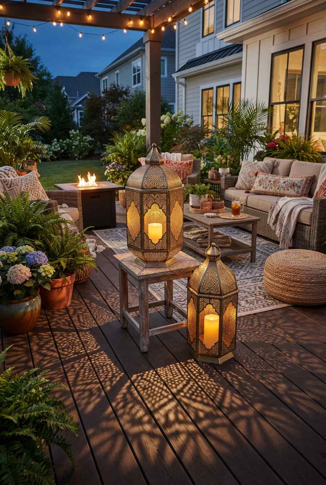 moroccan metal lanterns