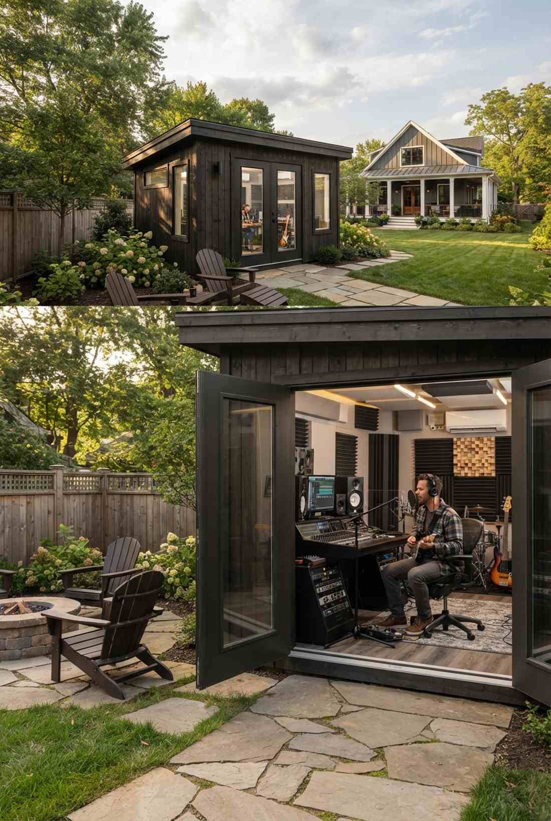 music recording studio