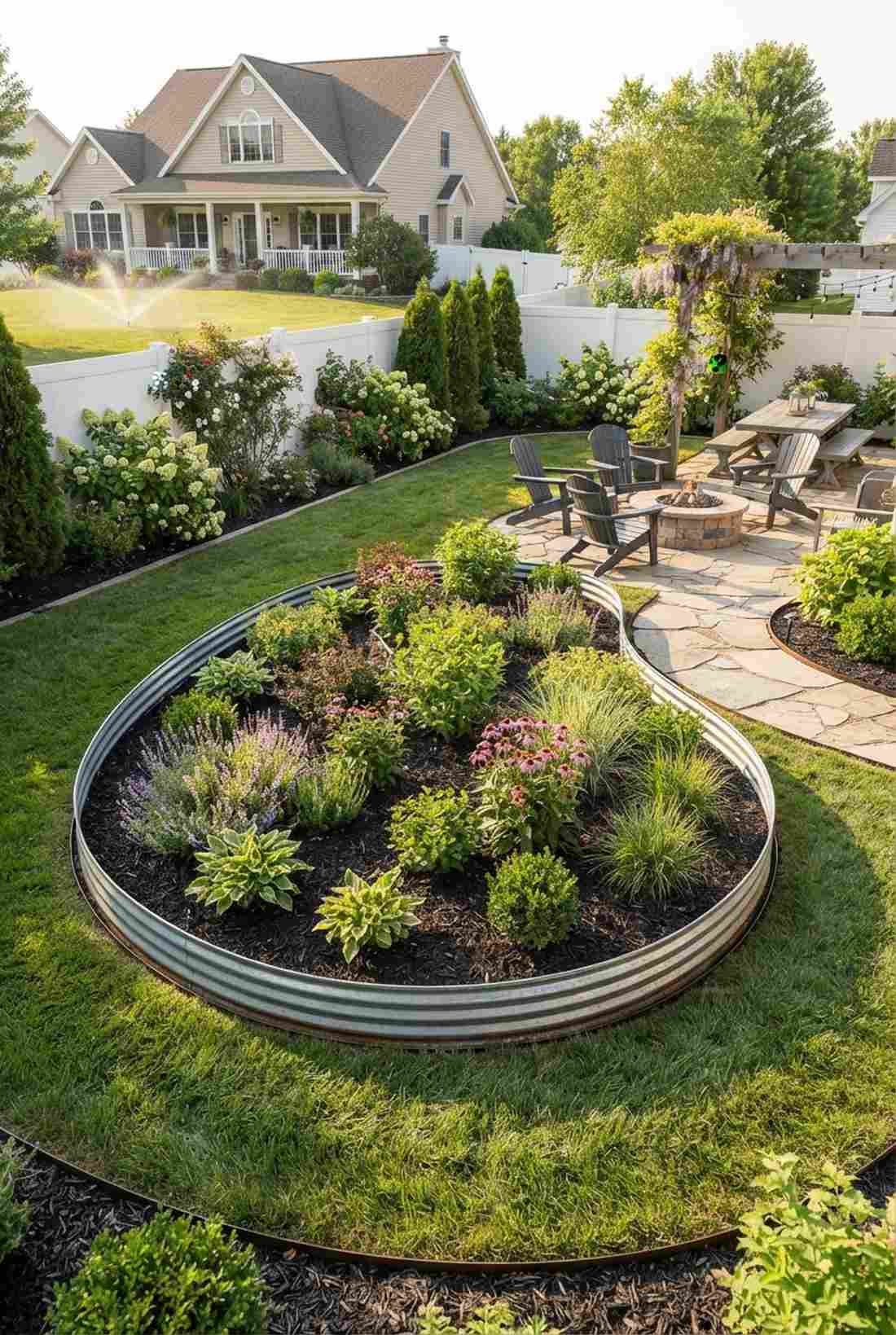 oval racetrack bed