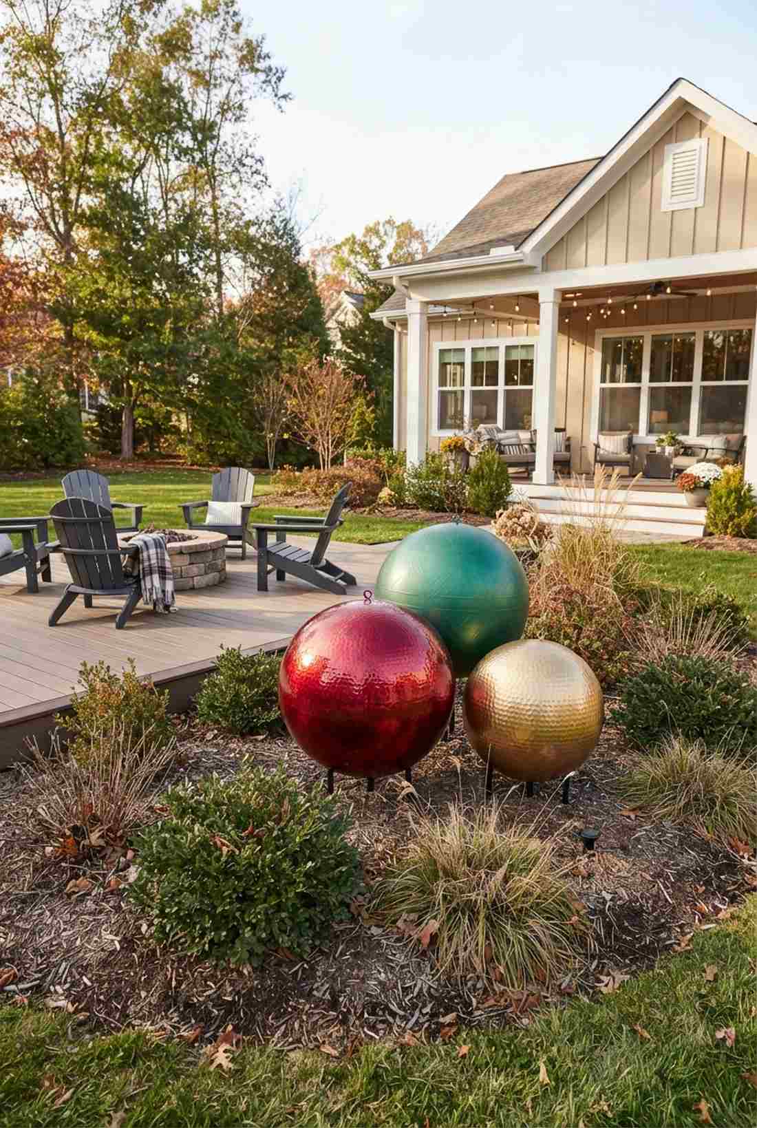 oversized ornament clusters