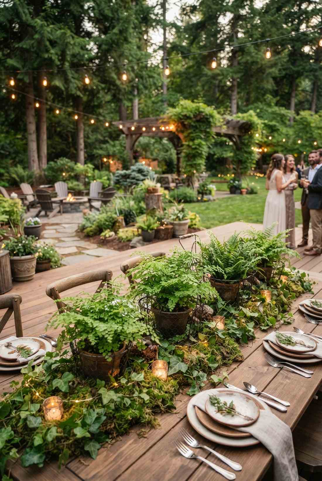 potted fern gardens