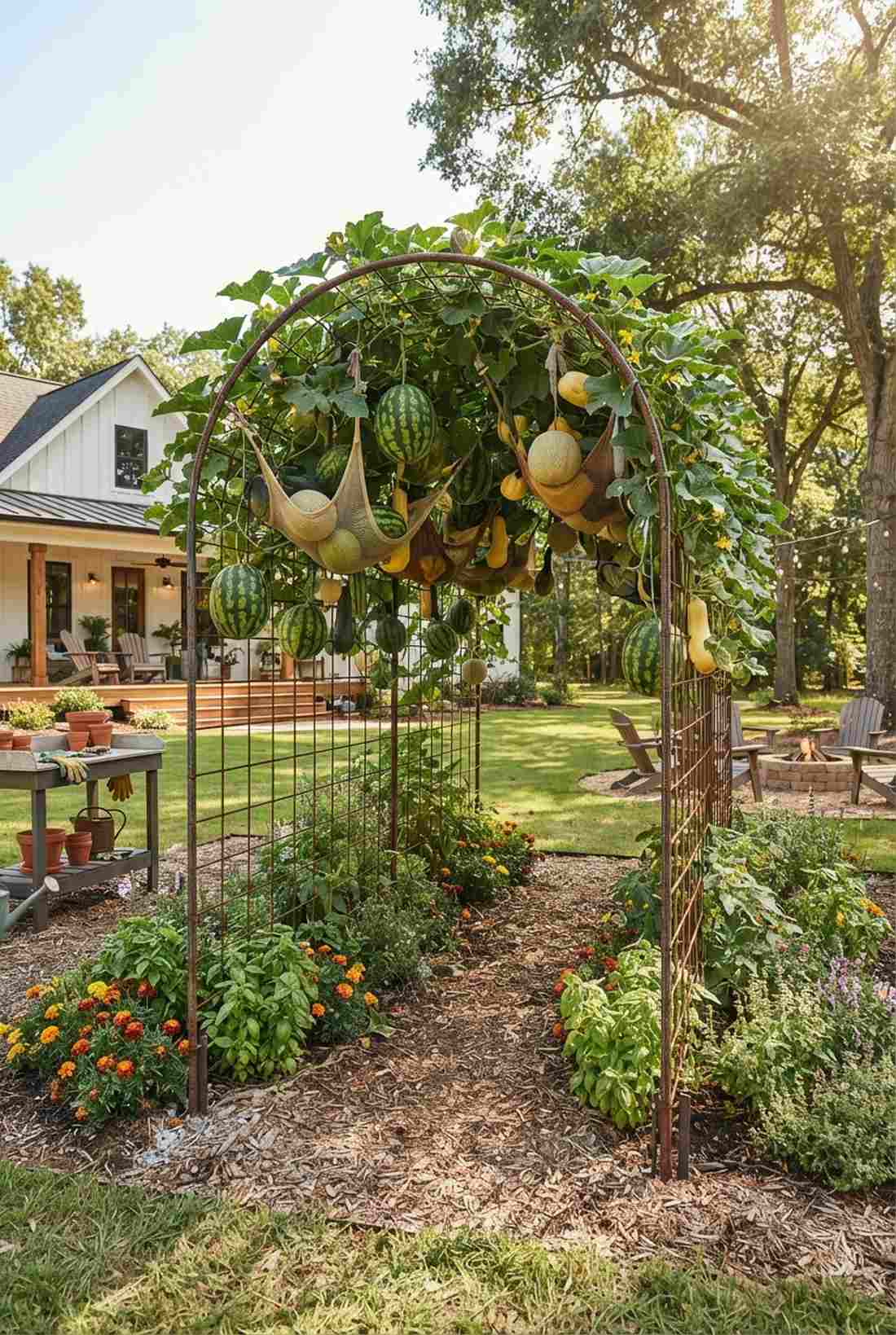 pvc conduit trellis