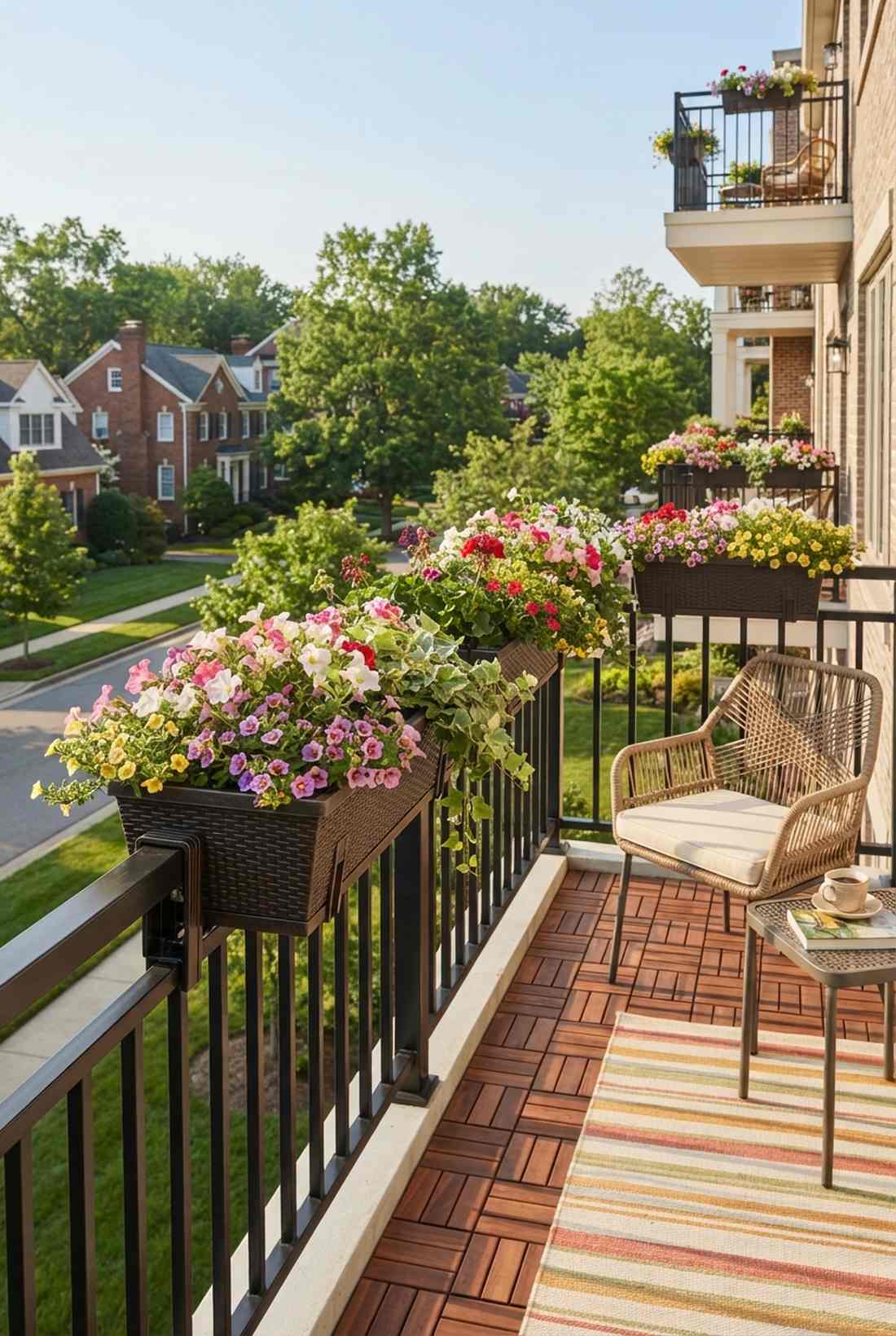 railing planters