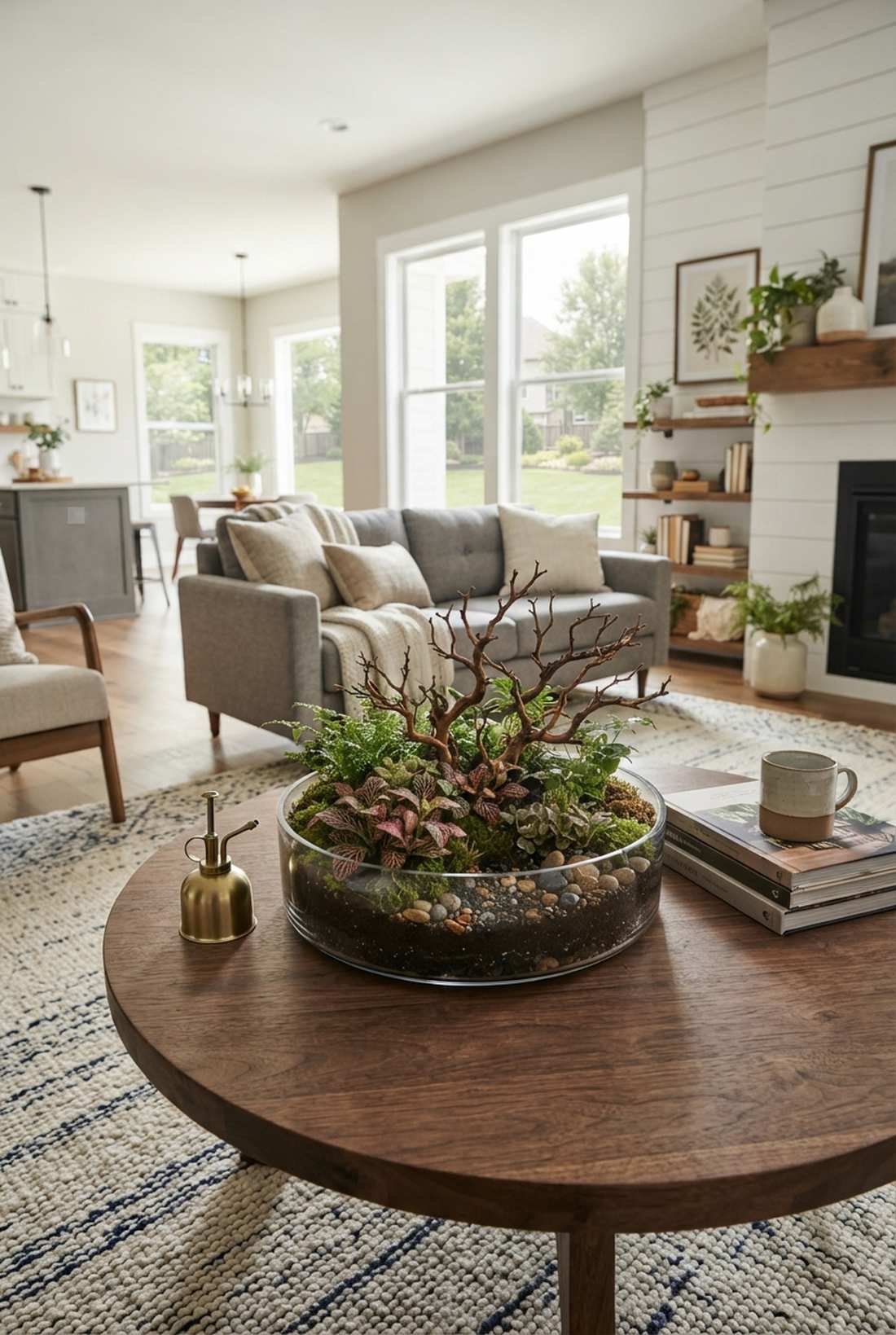 shallow terrarium bowl
