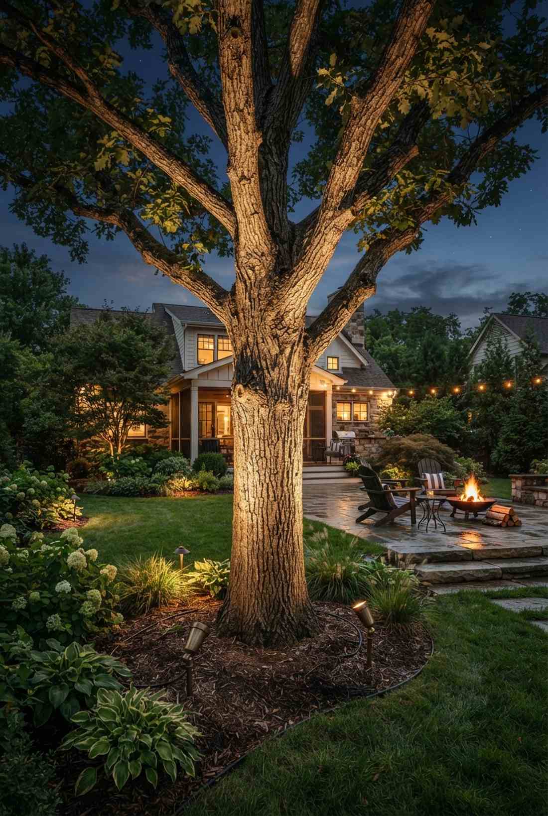 specimen tree uplighting