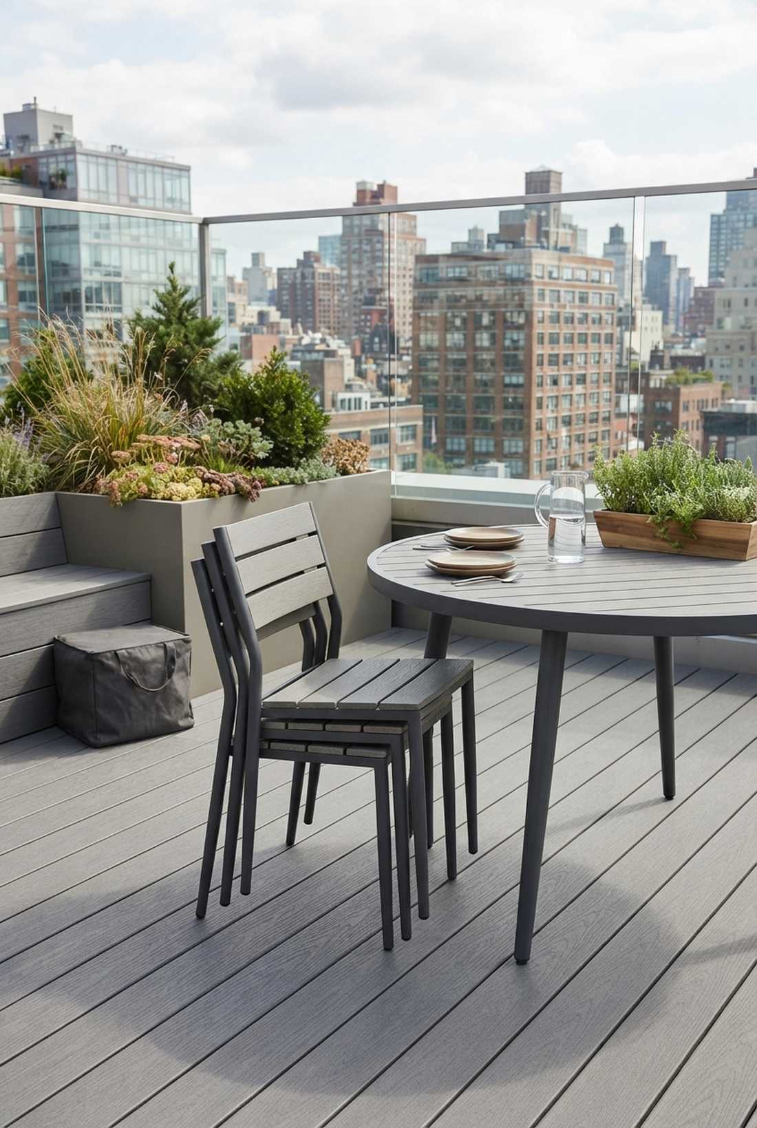 stackable four piece dining