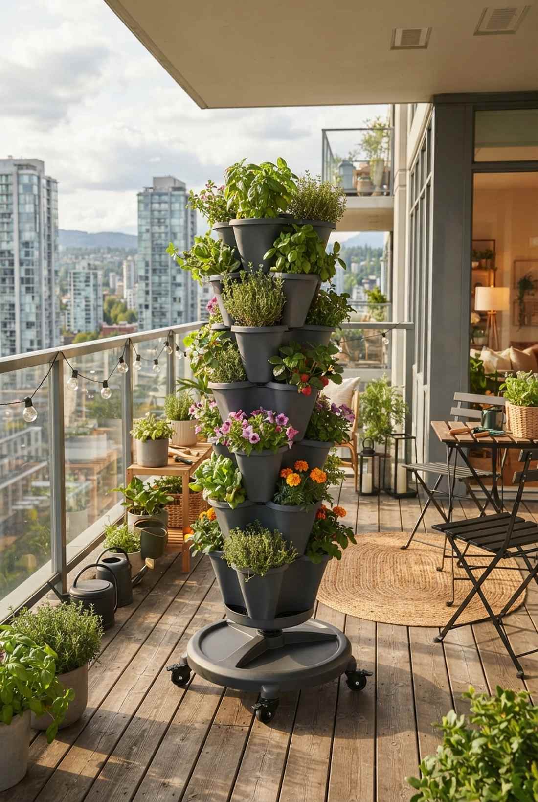 stackable planter rings