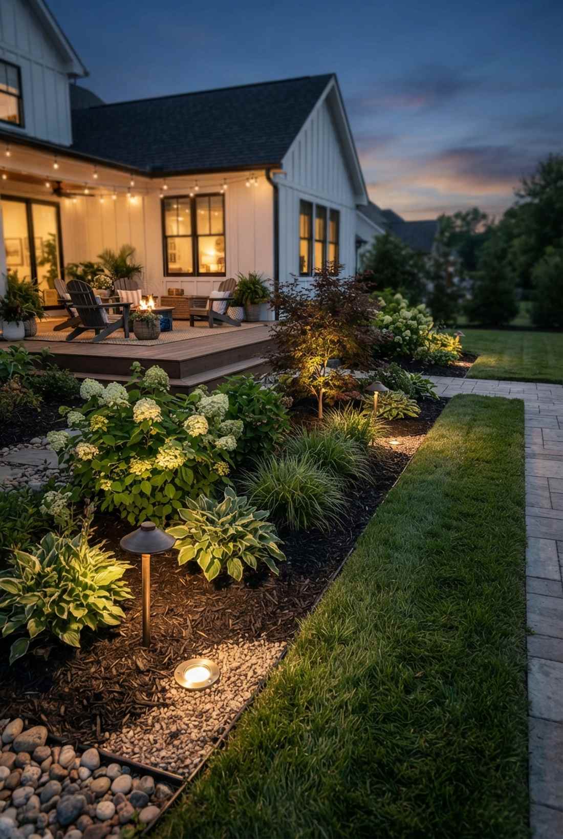 well lights for plant beds