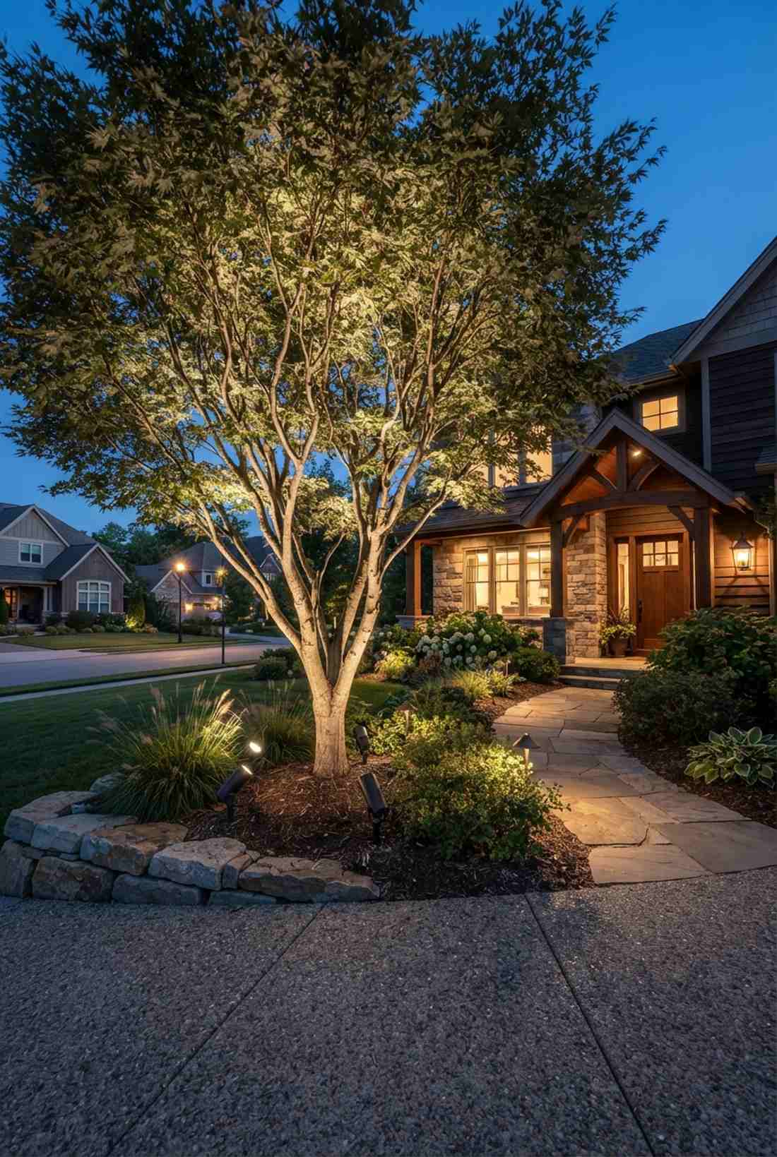 bullet uplights for specimen plants