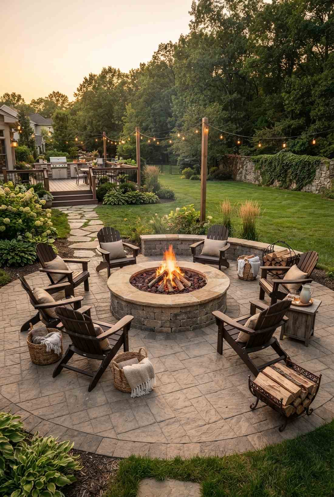 full circle fire pit ring