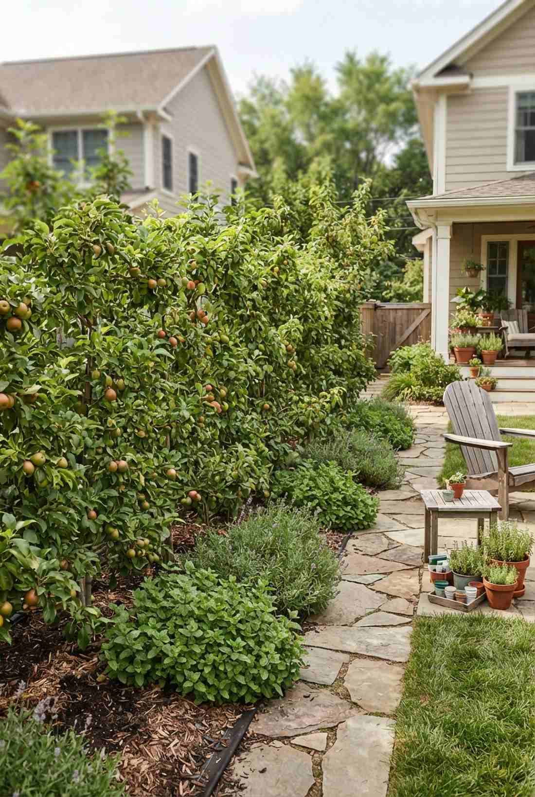 integrated fruit tree borders
