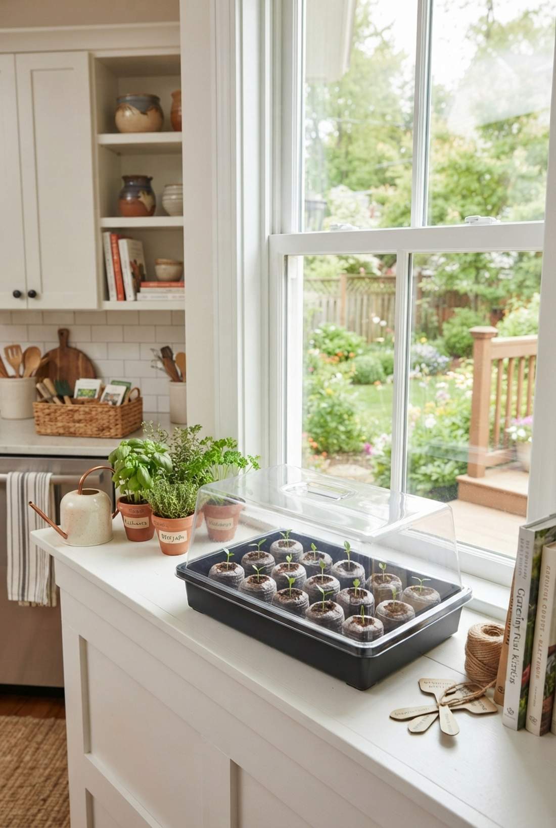 jiffy windowsill greenhouse 12 pellet kit