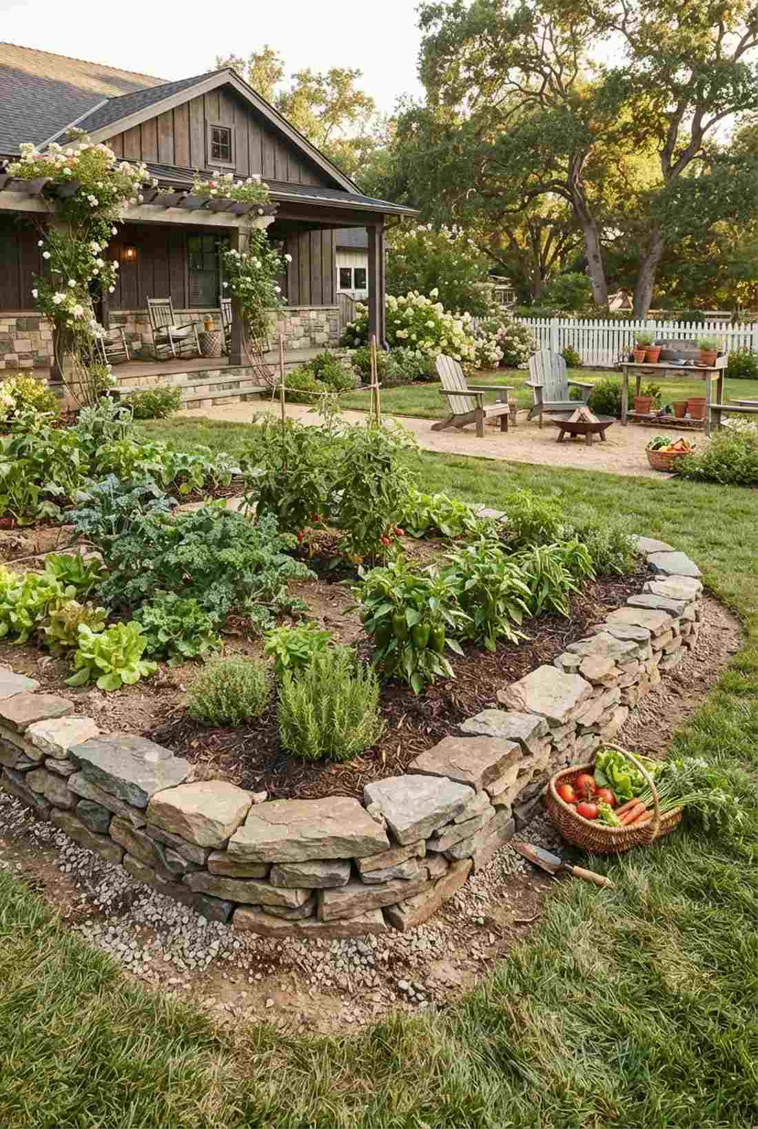 low profile vegetable perimeter