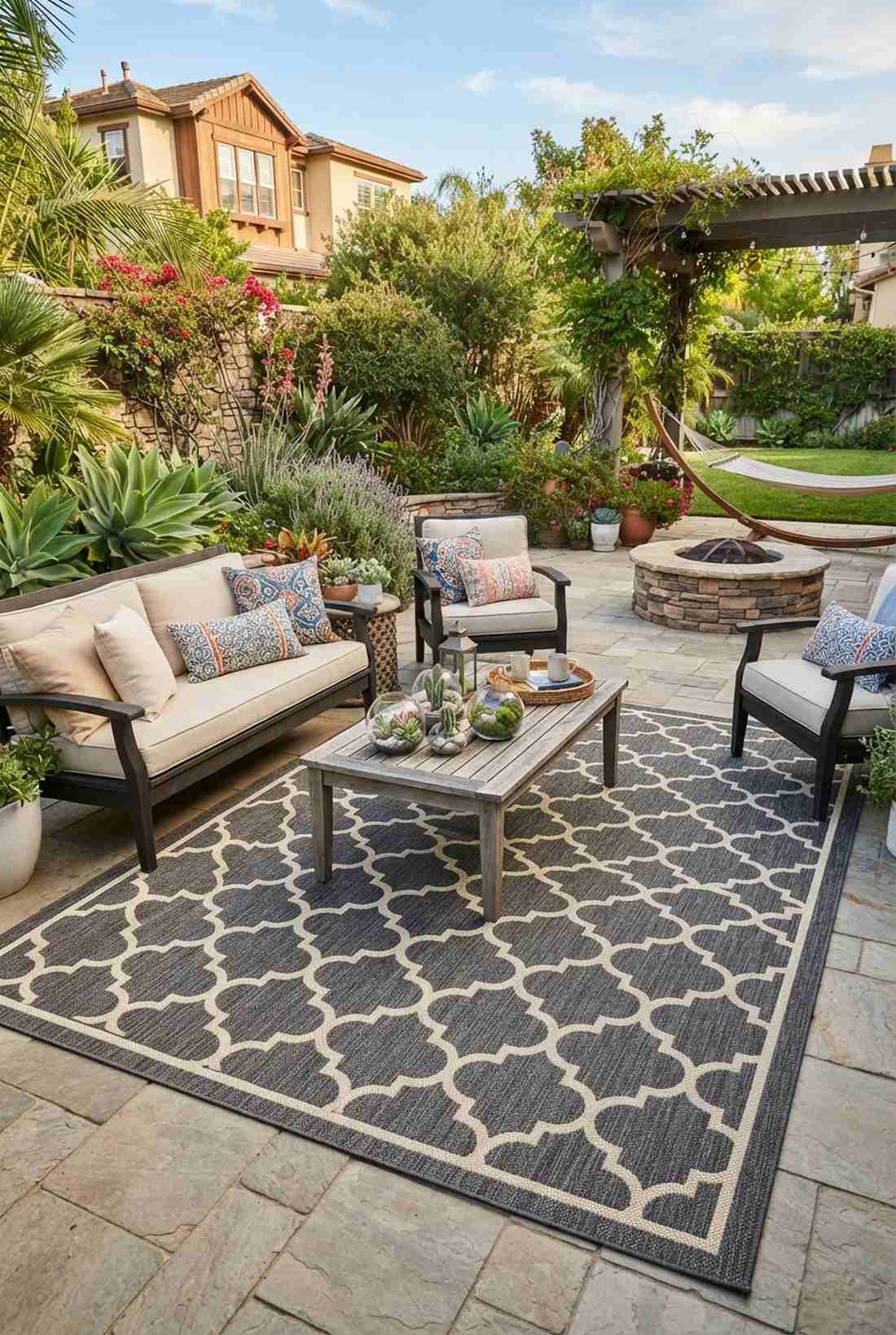 moroccan geometric trellis