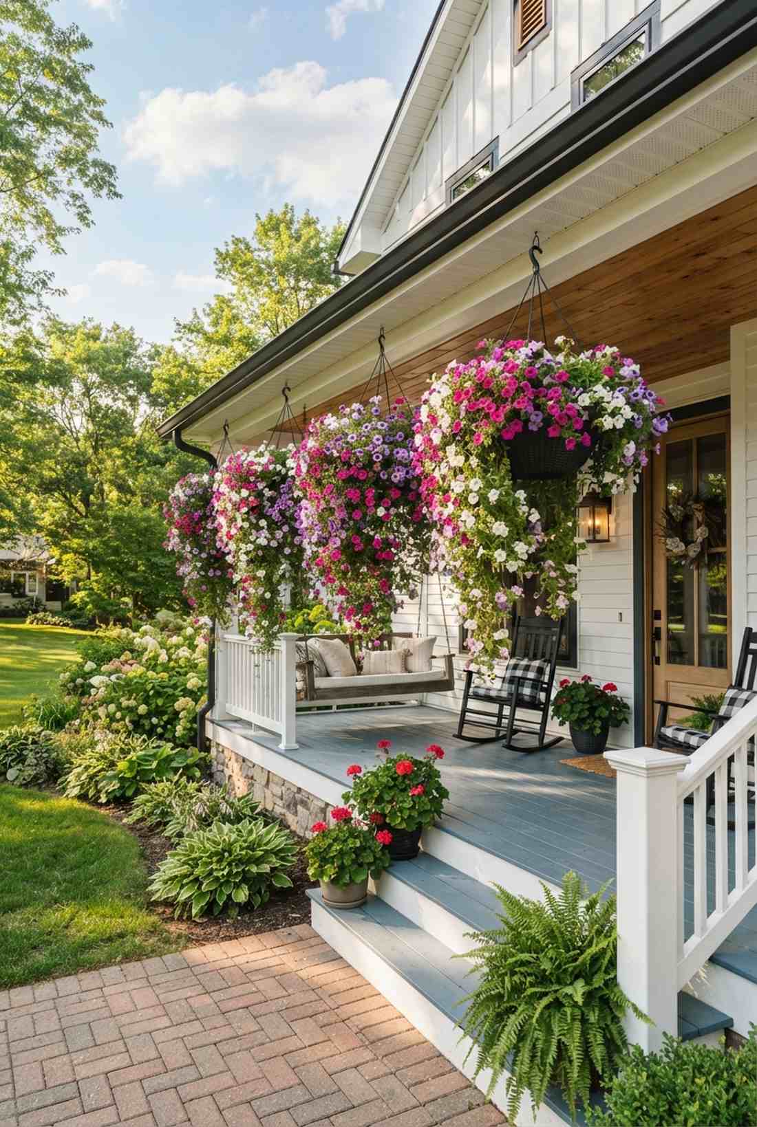 trailing petunia waterfall