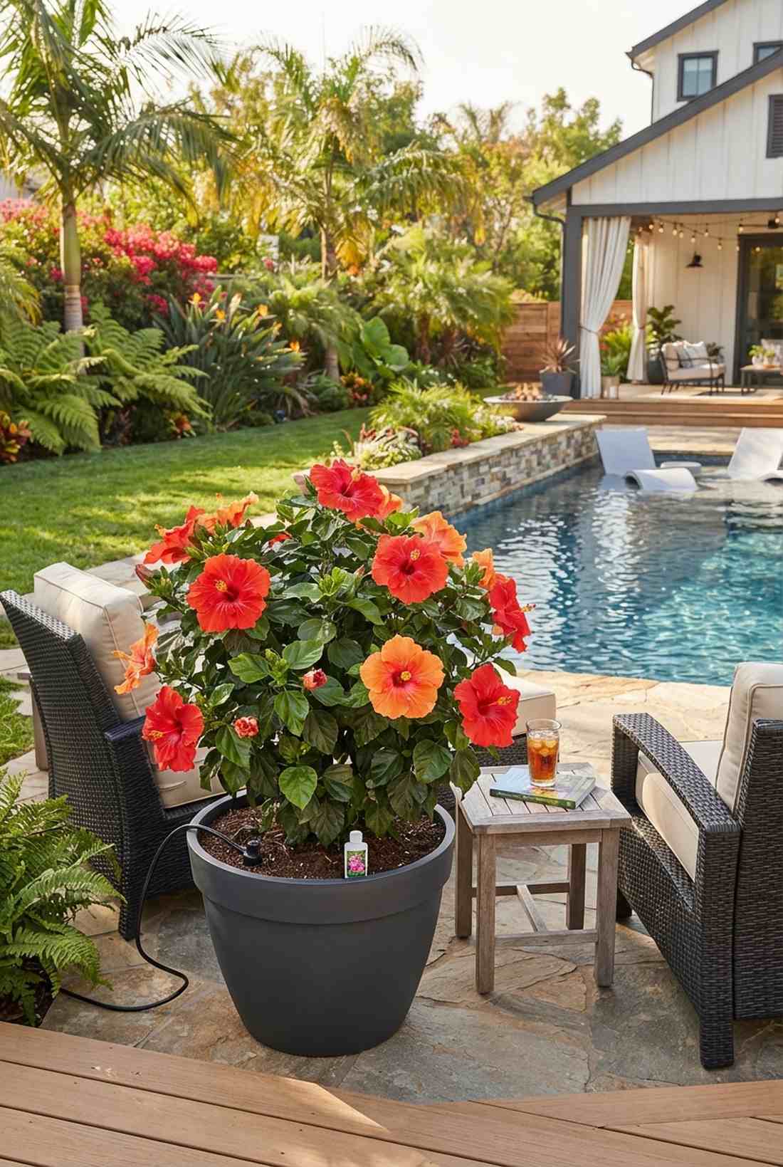 tropical hibiscus