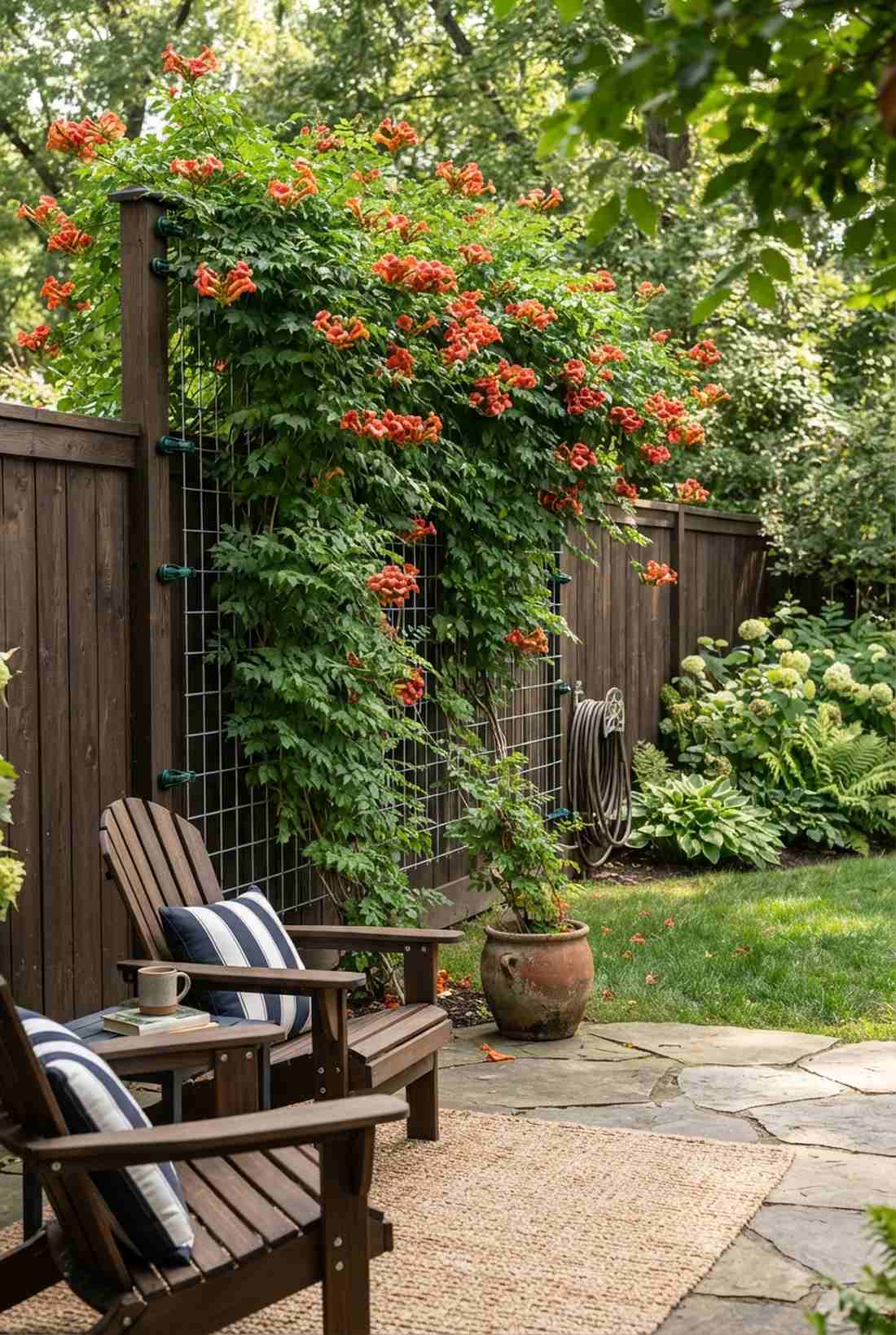 trumpet vine bold screen