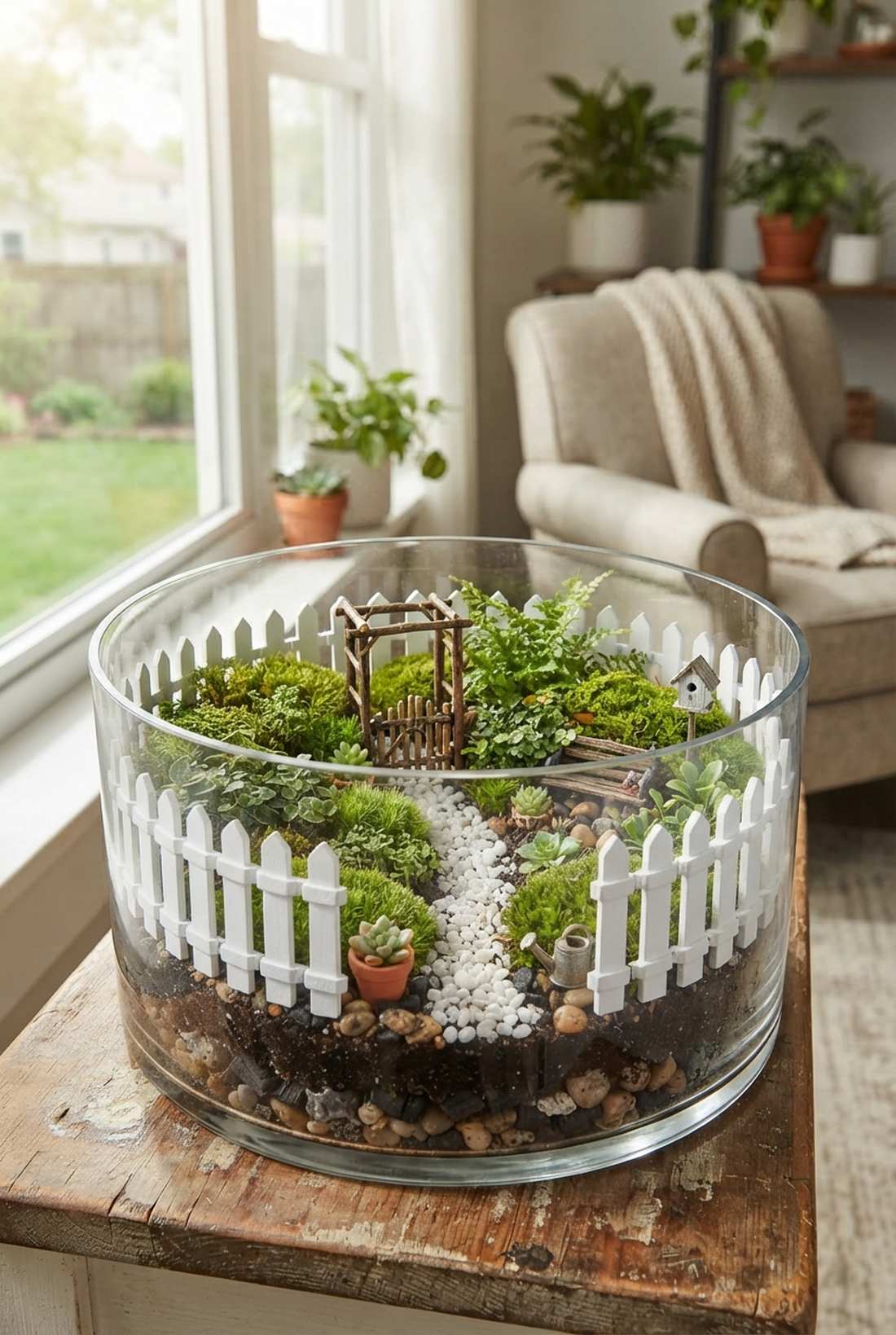 white picket fence sections