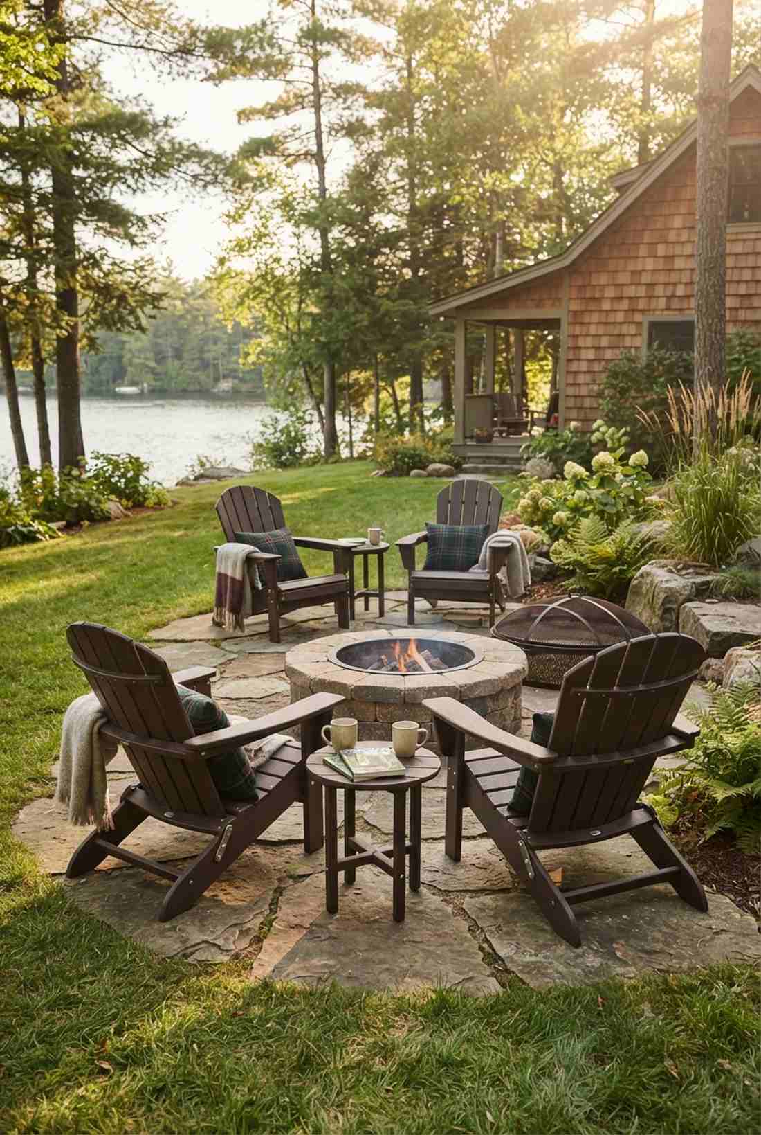 adirondack chairs in conversation pairs