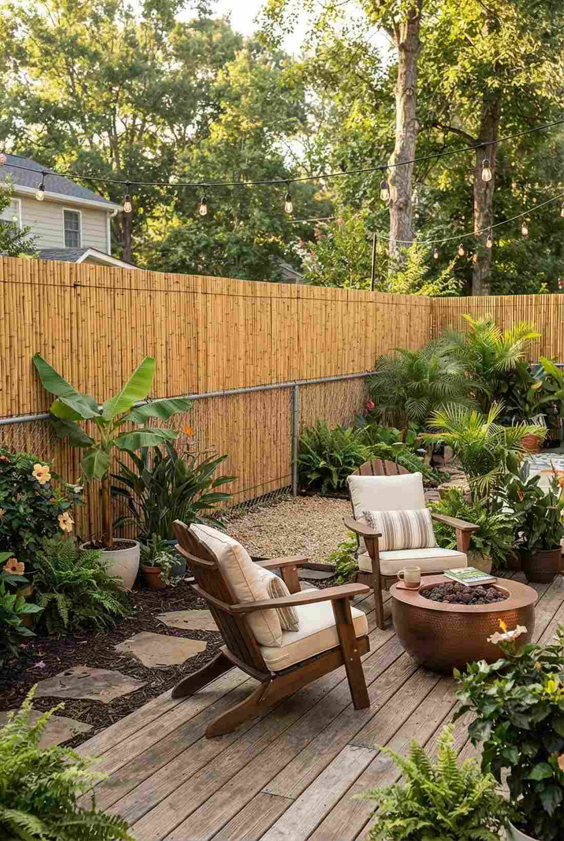 bamboo screen panel walls