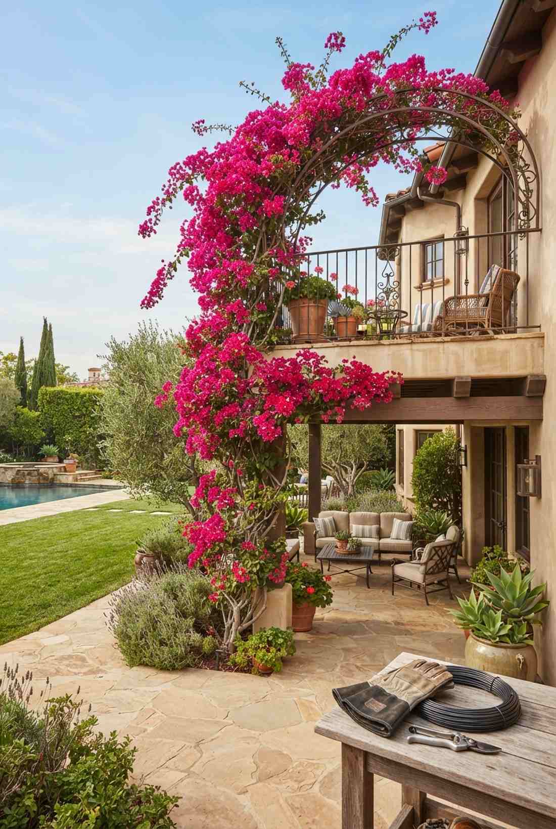 bougainvillea cascading color
